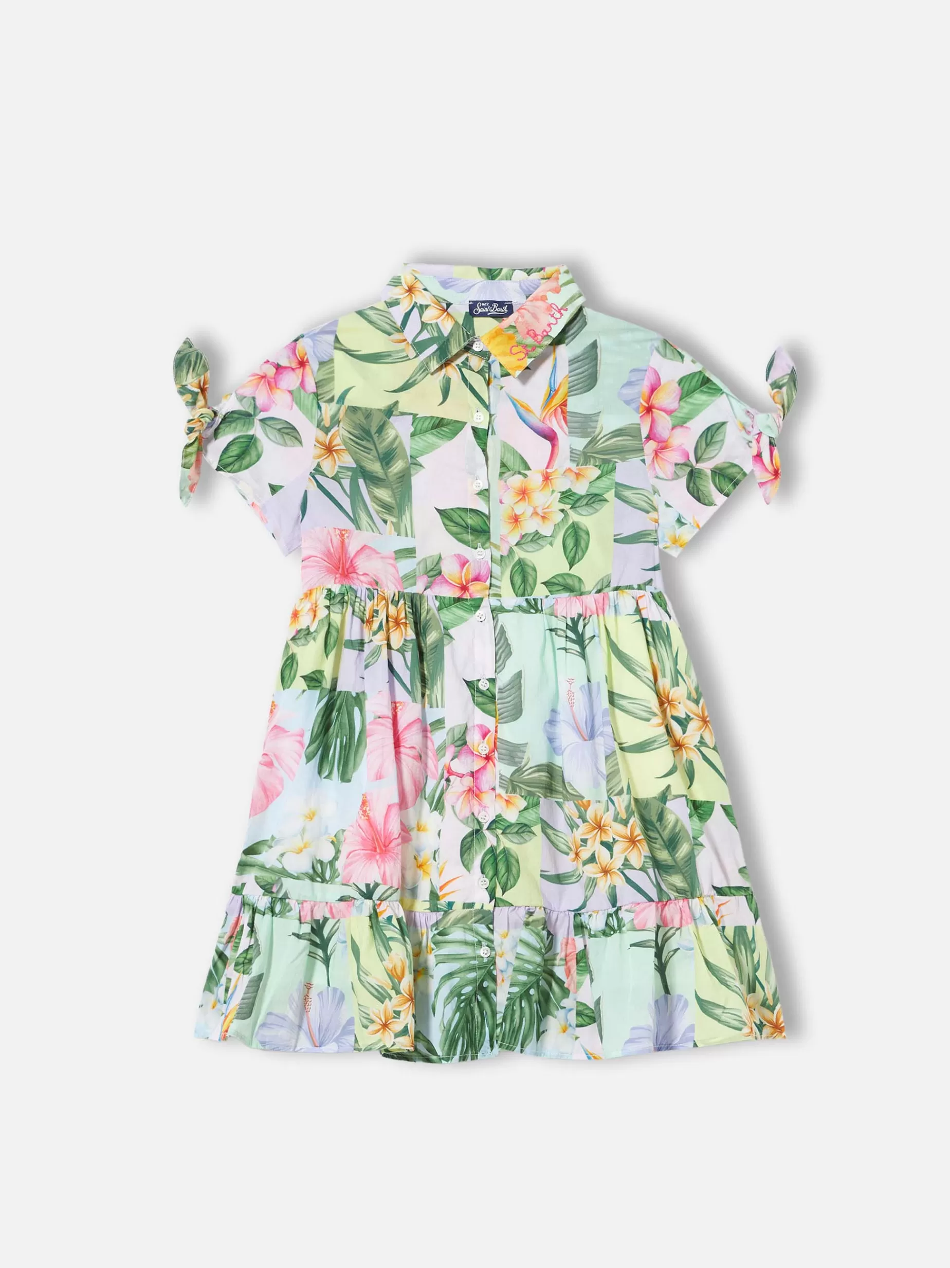 Fashion Abito da bambina stampa fiori Vestiti