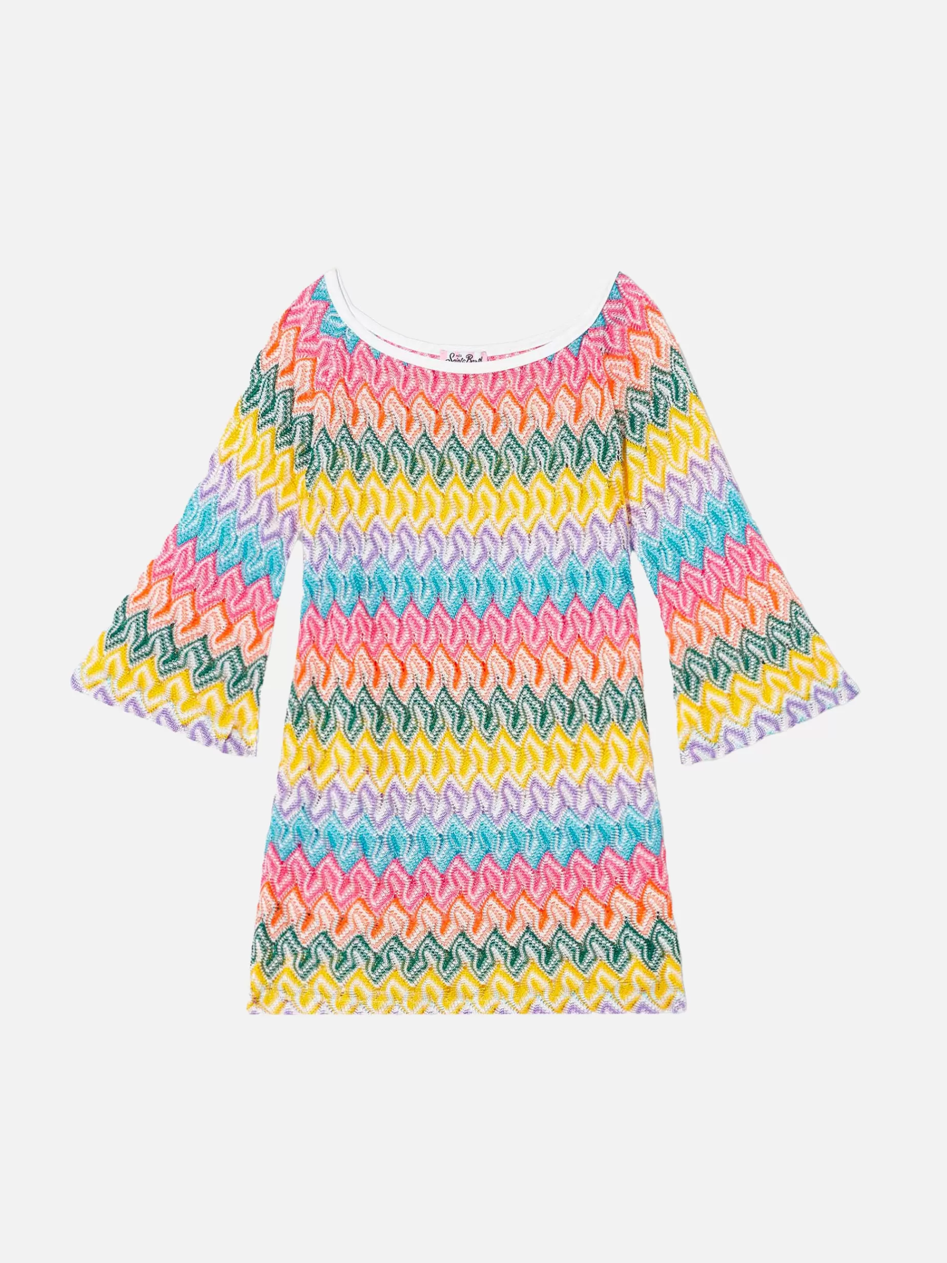 Outlet Abito in maglia da bambina Chevron Vestiti