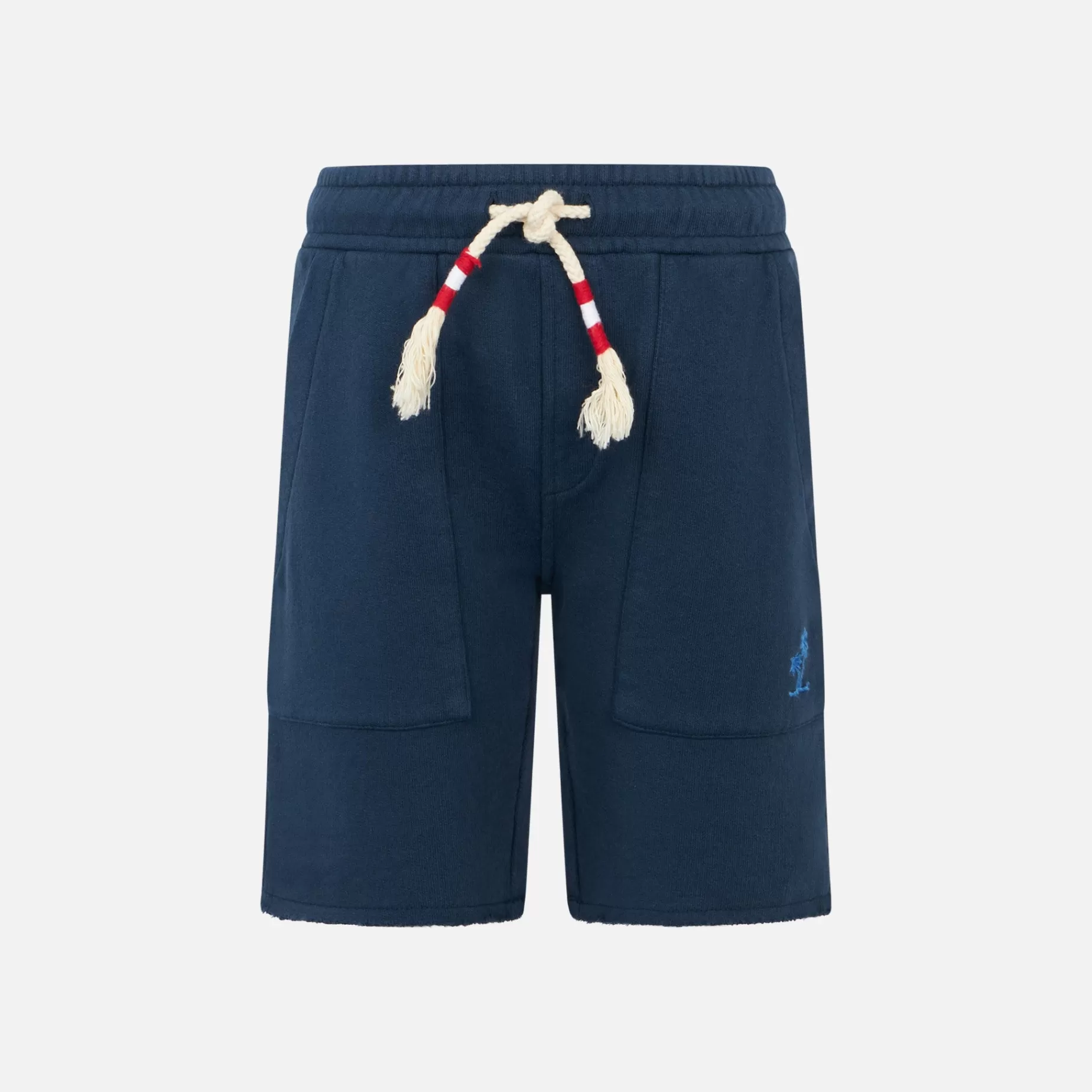 Store Bermuda da bambino in cotone blu navy Bambino Bermuda E Pantaloni