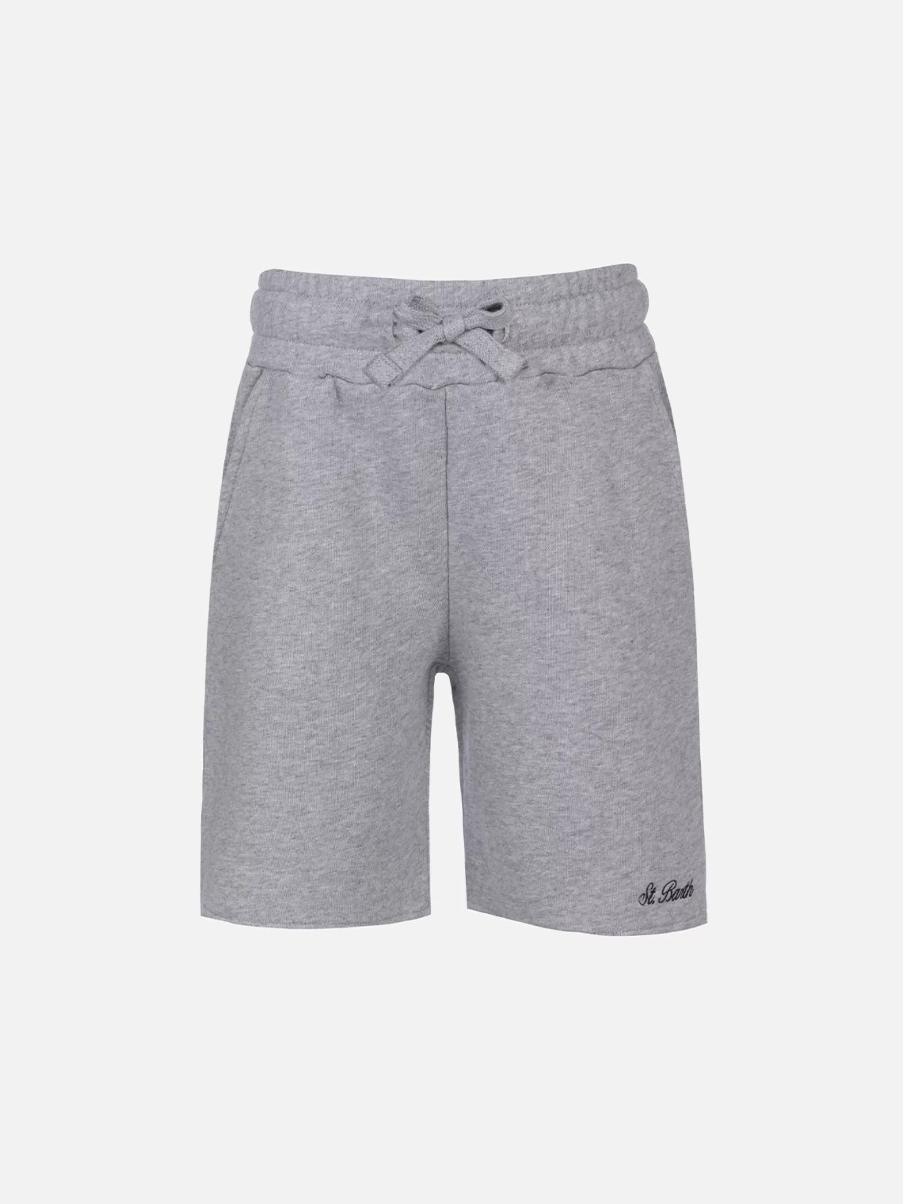 Cheap Bermuda da bambino in felpa di cotone grigio Randle Jr Bambino Bermuda E Pantaloni | Abbigliamento