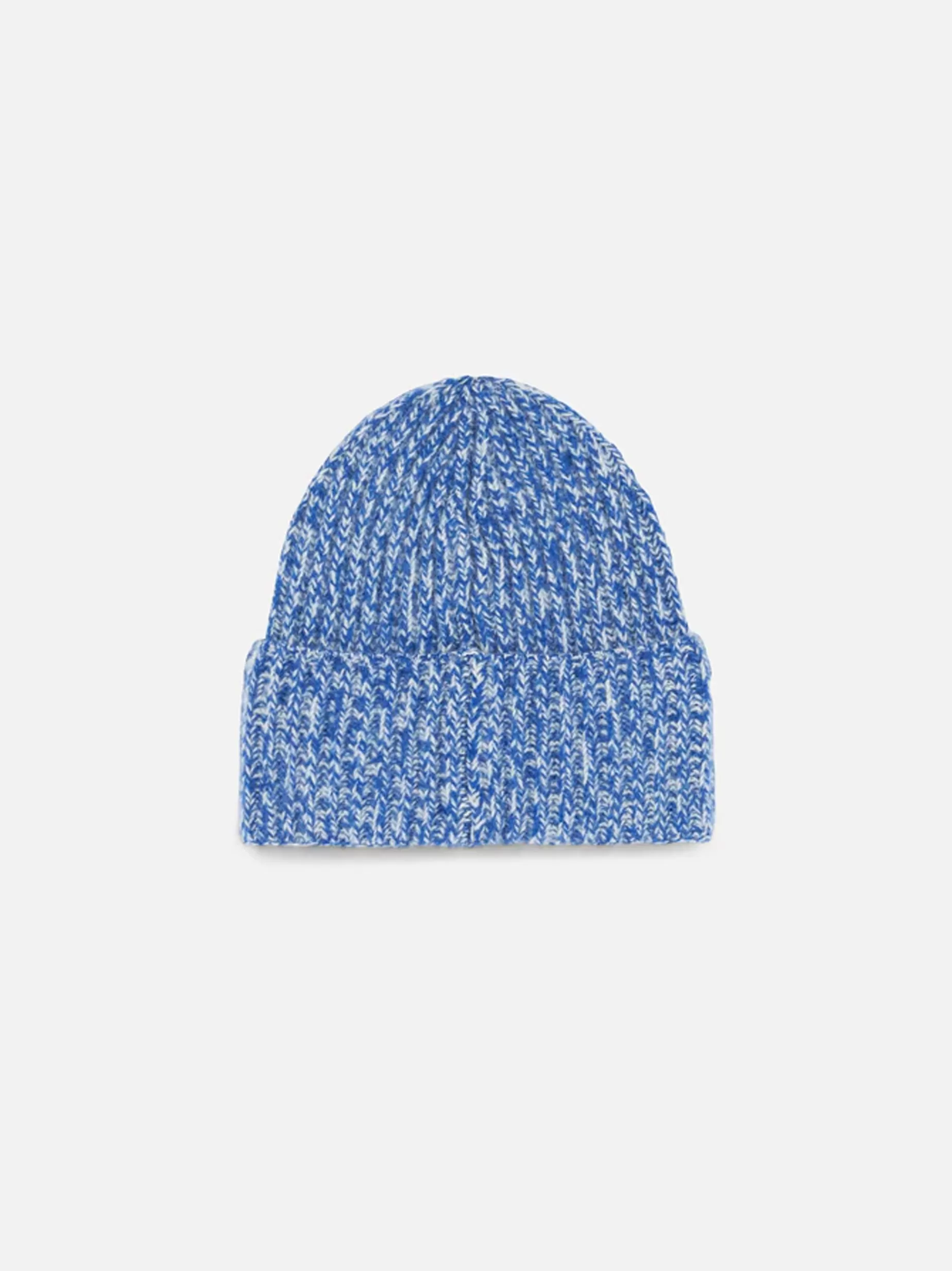 Cheap Berretto da bambino bianco e bluette mouliné con ricamo Saint Barth Bambino Cappelli E Berretti | Cappelli E Berretti