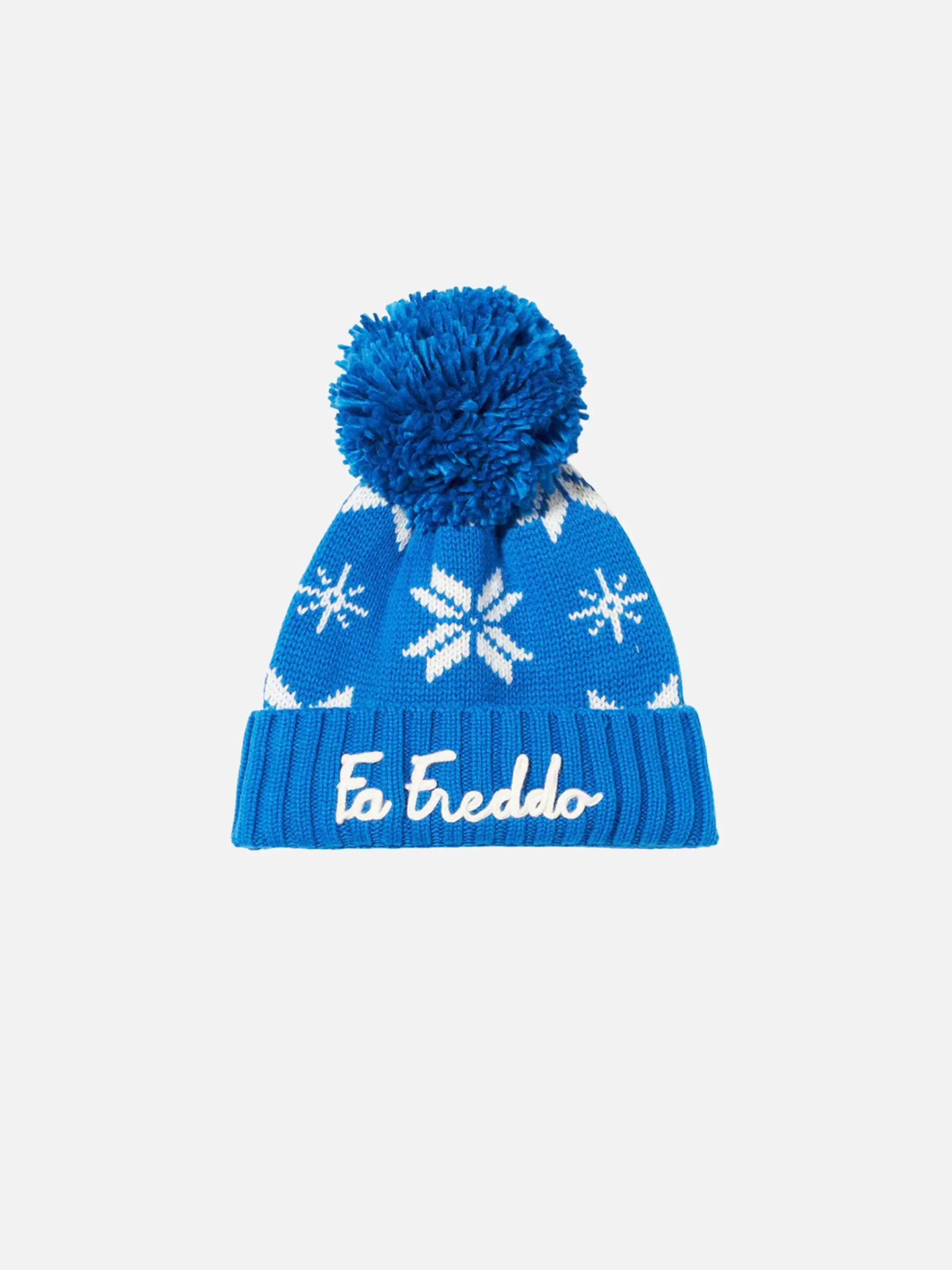 Discount Berretto da bambino blu con fantasia norvegese Bambino Cappelli E Berretti