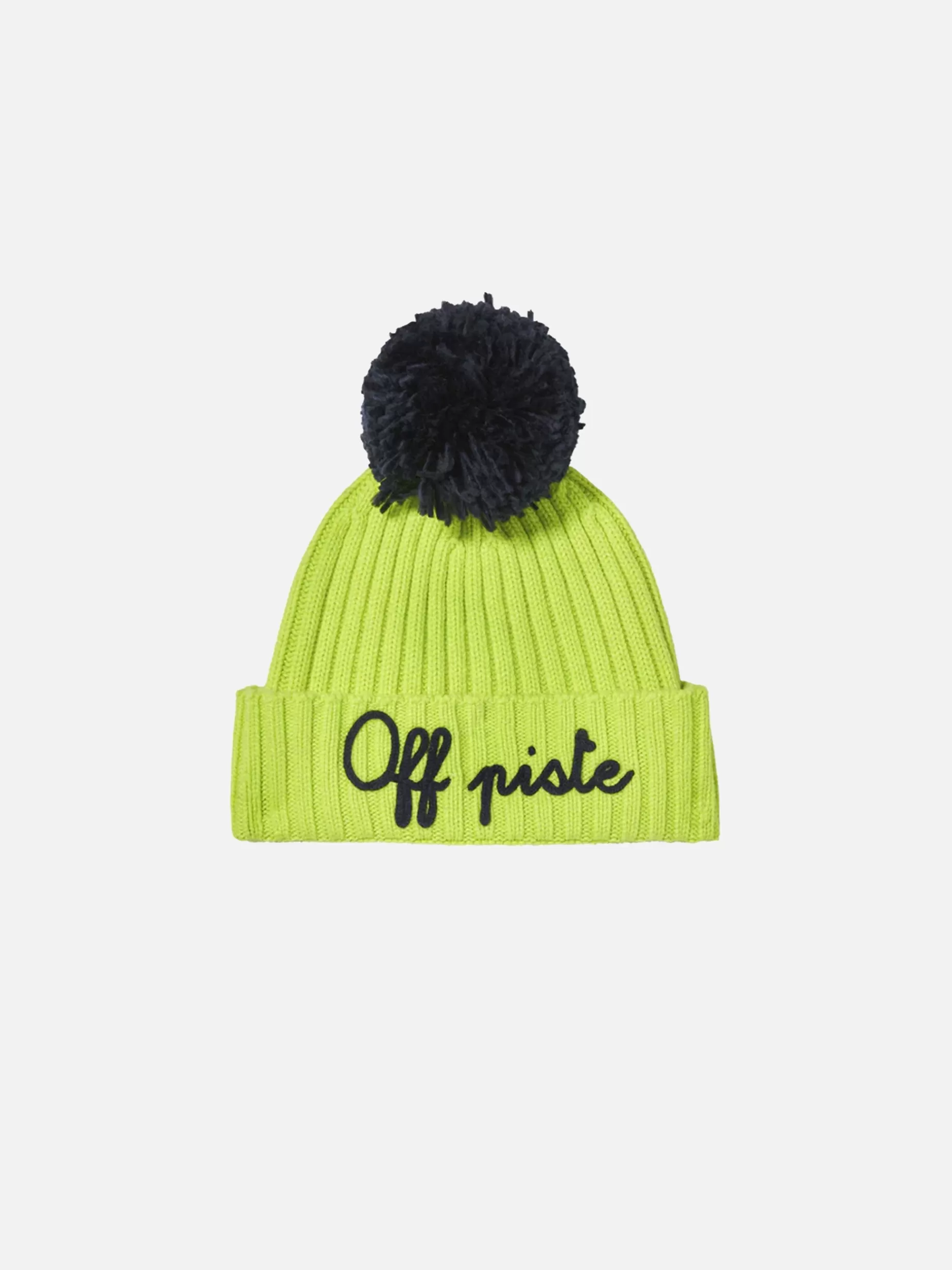 Fashion Berretto da bambino giallo fluo con pompon Bambino Cappelli E Berretti