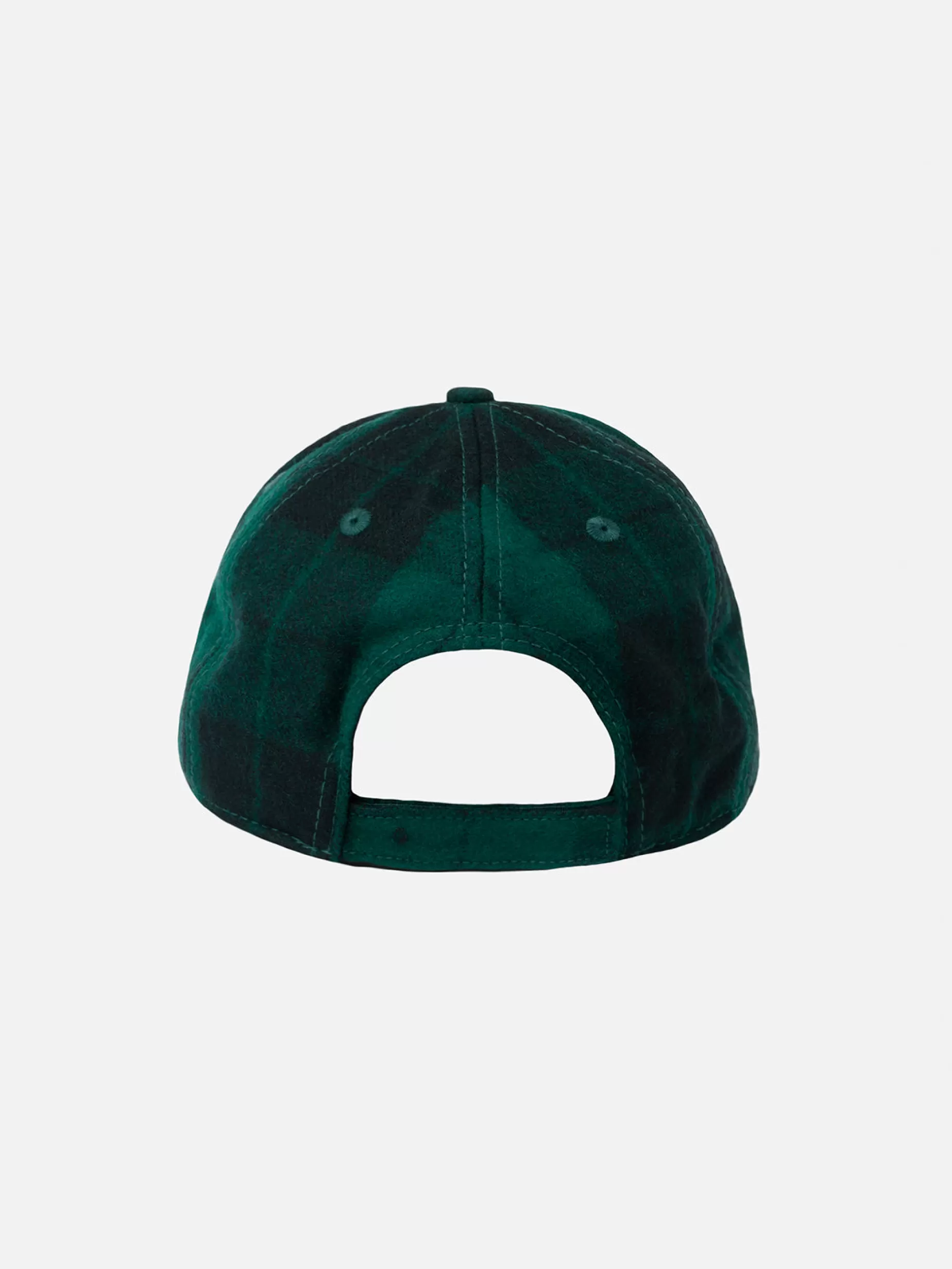 Best Sale Berretto da baseball in tartan di lana con visiera in velluto a coste e logo ricamato Uomo Cappelli E Berretti