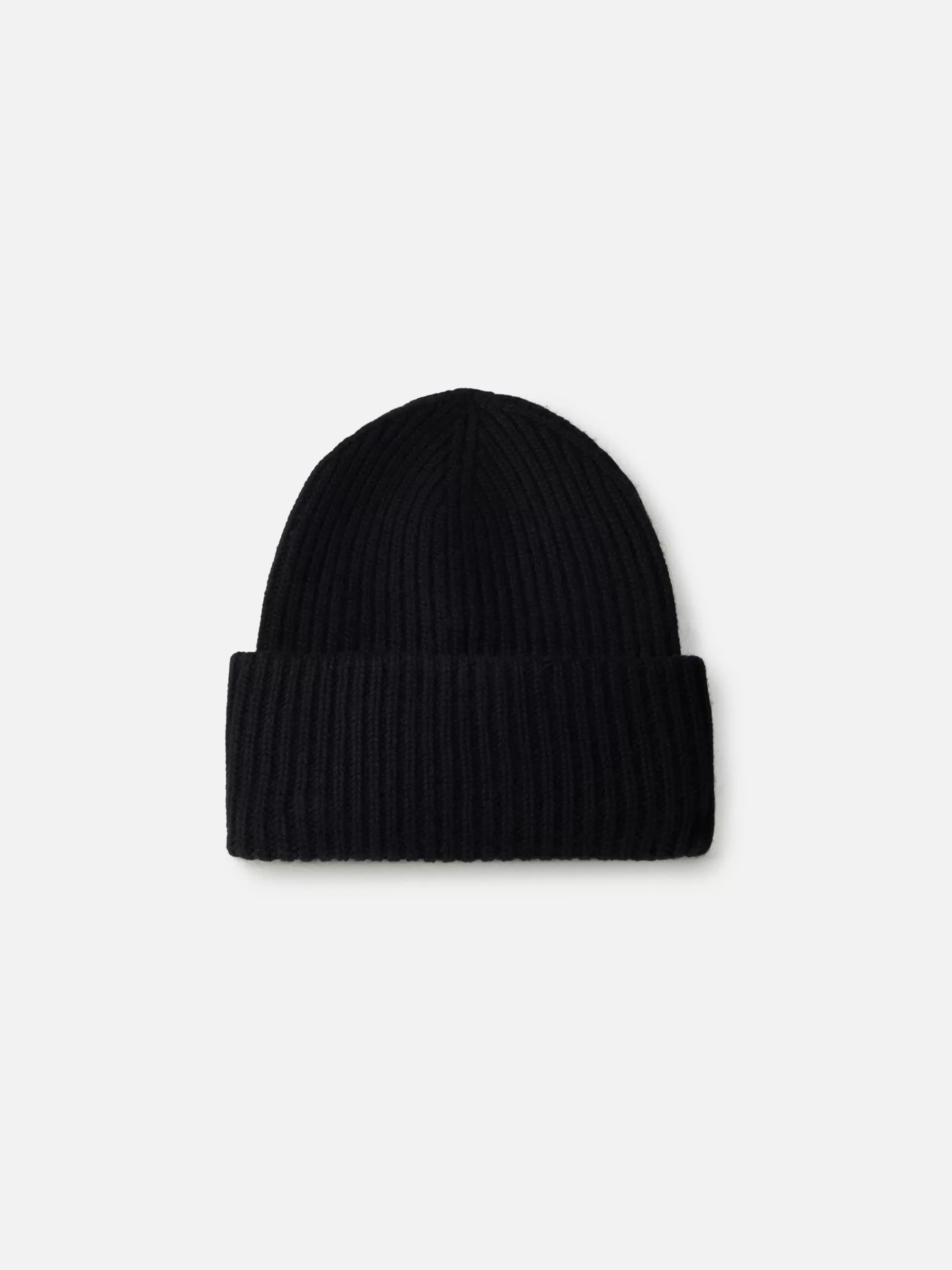 Shop Berretto da donna Berry a coste nero con toppa St. Barth Donna Cappelli E Berretti | Accessori