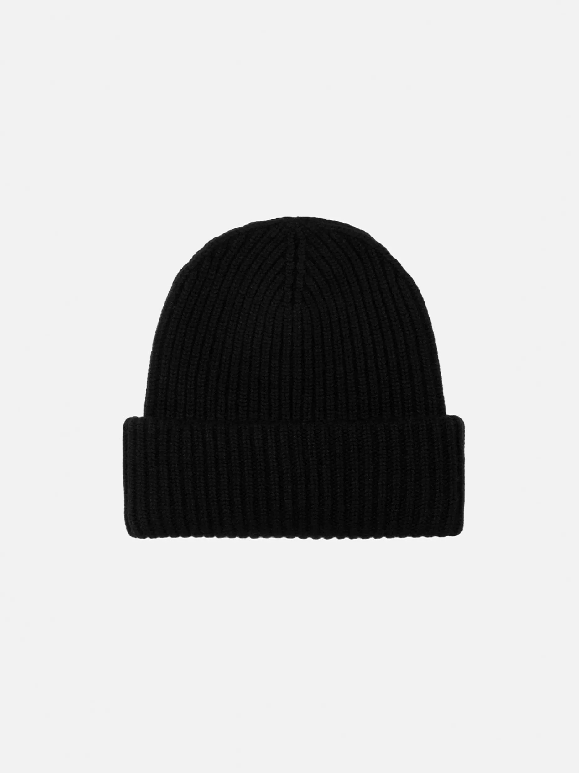 Best Sale Berretto nero a coste da bambino Berry con toppa Saint Barth Bambino Cappelli E Berretti | Cappelli E Berretti