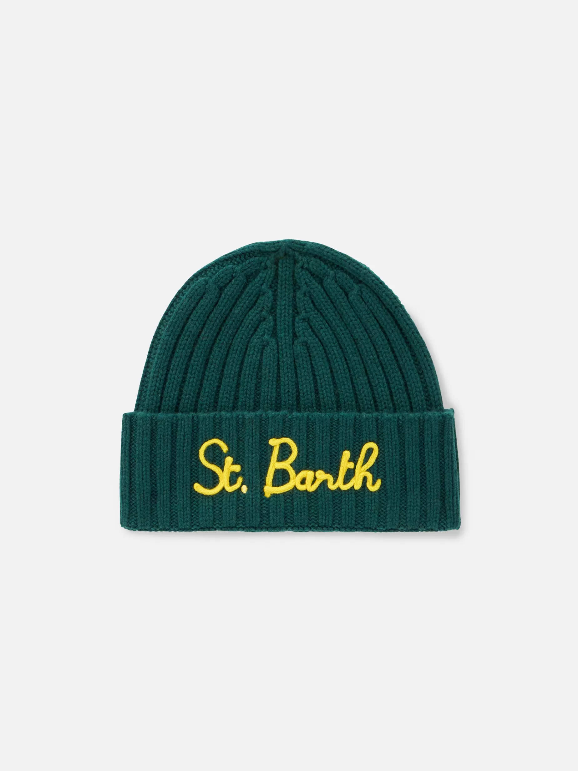 Flash Sale Berretto verde da bambino con ricamo St. Barth Bambino Cappelli E Berretti