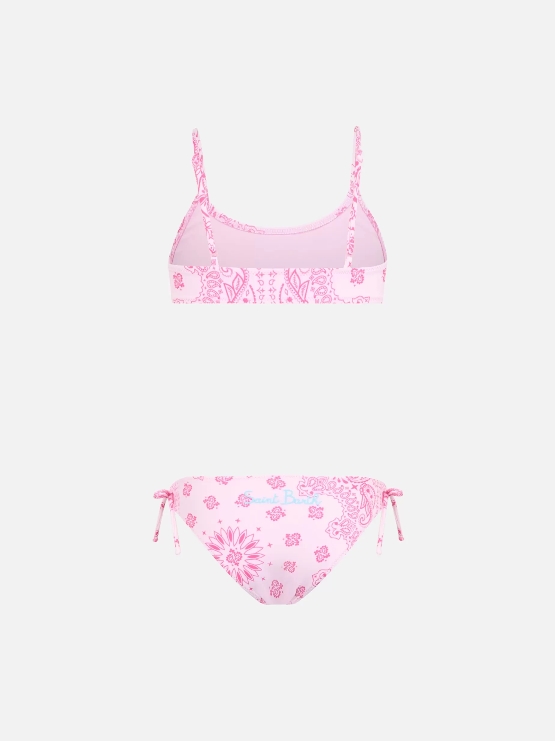 Hot Bikini a bralette bandana rosa da bambina Jaiden Costumi Da Bagno Stampati | Bikini E Slip Mare