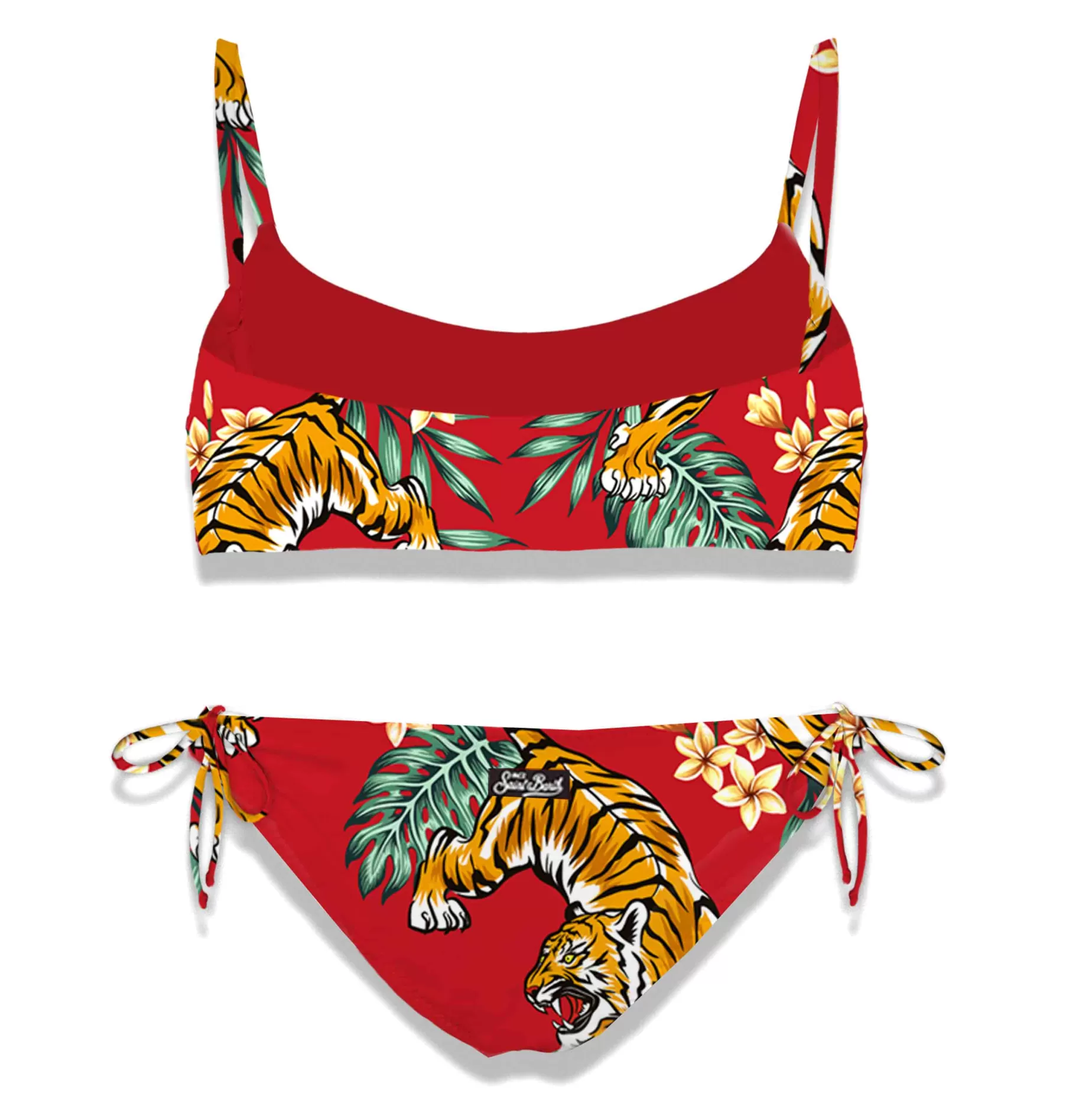 Outlet Bikini a bralette da bambina con stampa tigre Costumi Da Bagno Stampati | Bikini E Slip Mare