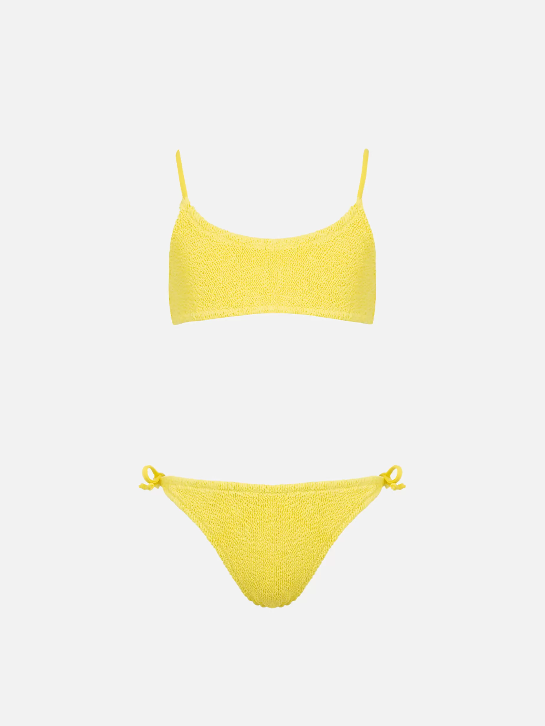 Fashion Bikini a bralette da bambina giallo pallido Jaiden Costumi Da Bagno Tinta Unita | Bikini E Slip Mare