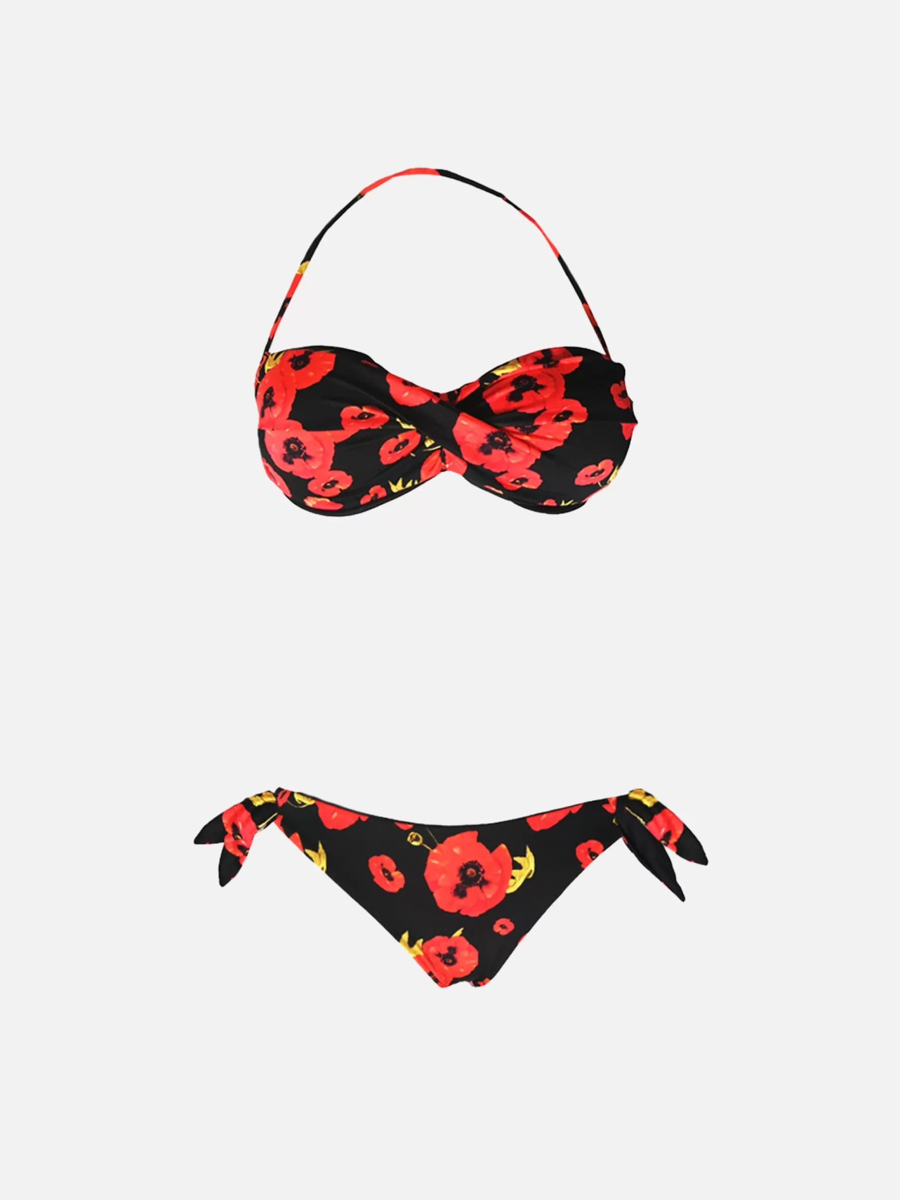 Online Bikini a fascia con stampa fiori Donna Bikini