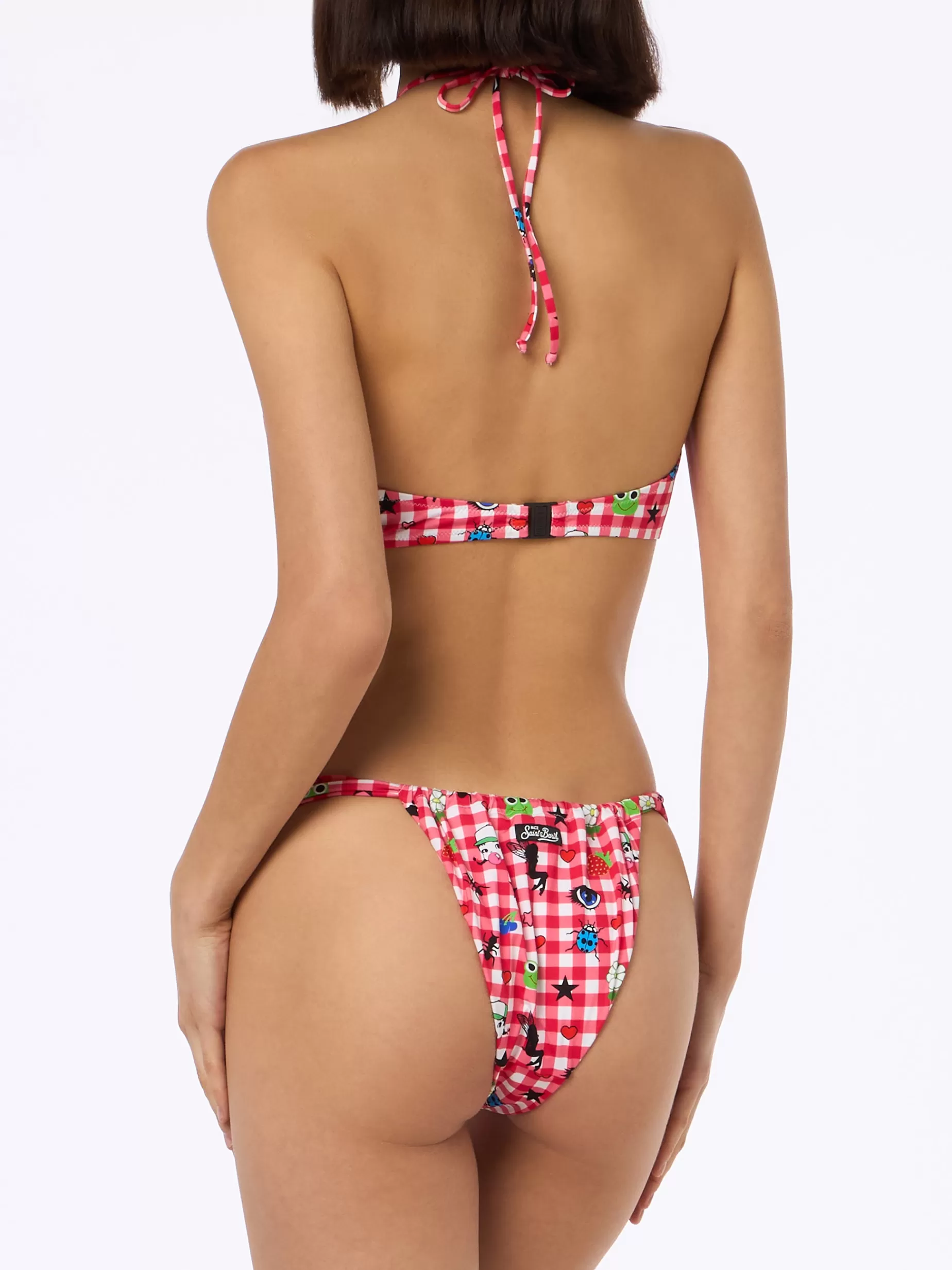 Best Bikini a fascia da donna Dahelle con stampa a quadretti e fantasia | BEEPY BELLA SPECIAL EDITION Donna Bikini
