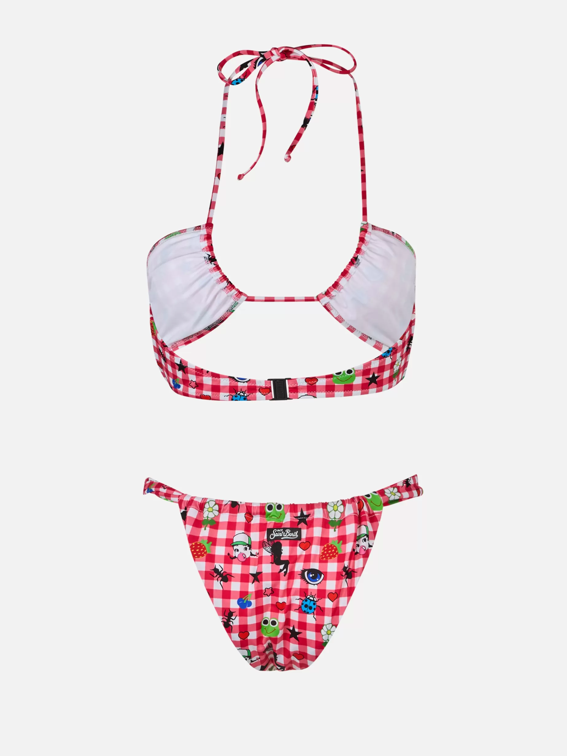 Best Bikini a fascia da donna Dahelle con stampa a quadretti e fantasia | BEEPY BELLA SPECIAL EDITION Donna Bikini