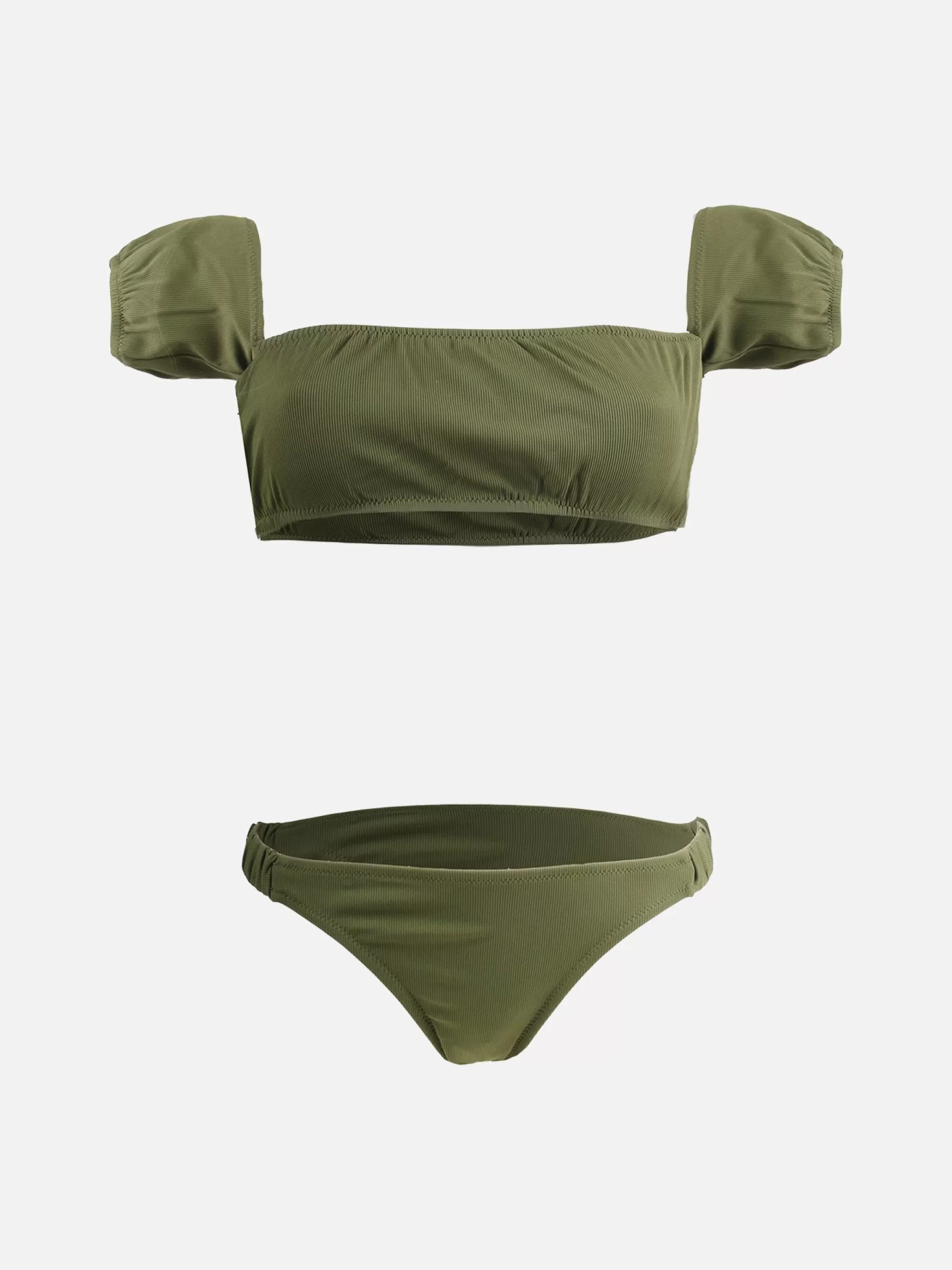 Flash Sale Bikini a fascia verde militare Donna Bikini