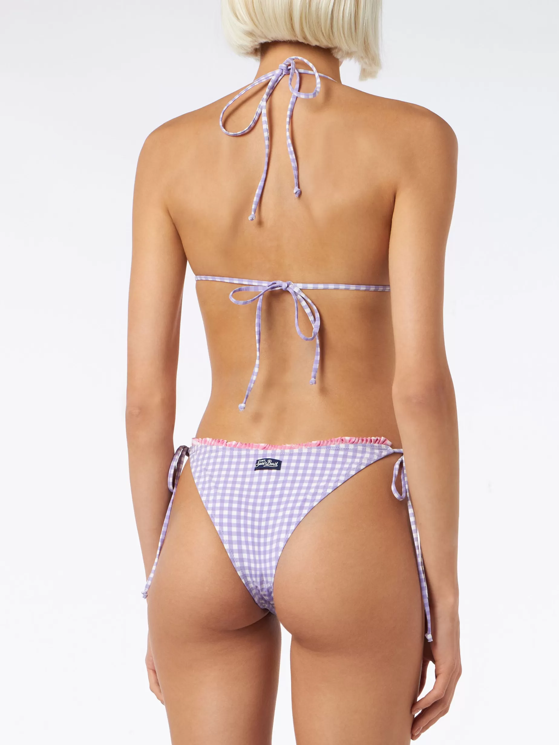 Cheap Bikini a triangolo a quadretti Donna Bikini