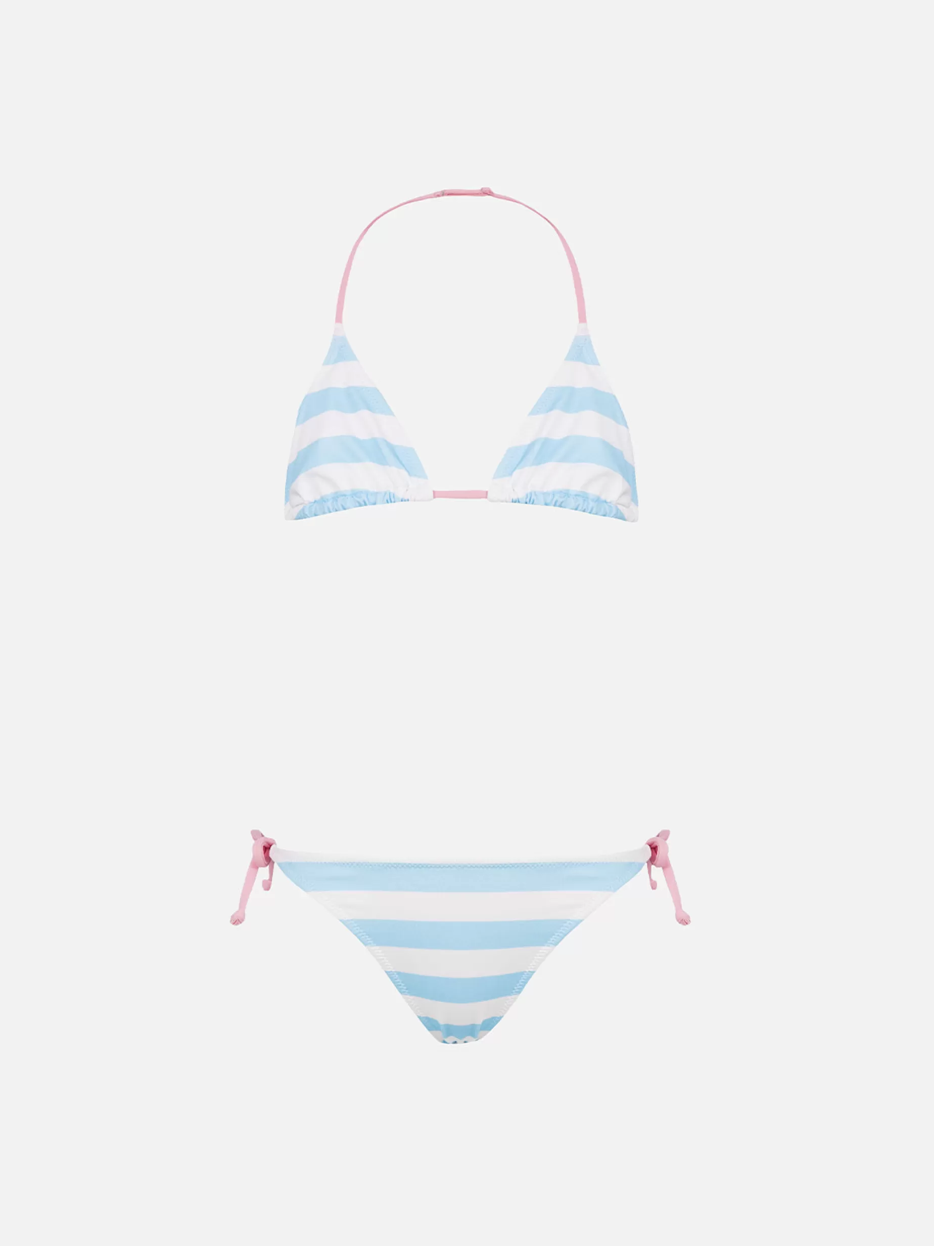 Best Bikini classico a triangolo da bambina Holly con stampa Fiorucci Angel Costumi Da Bagno Stampati | Bikini E Slip Mare
