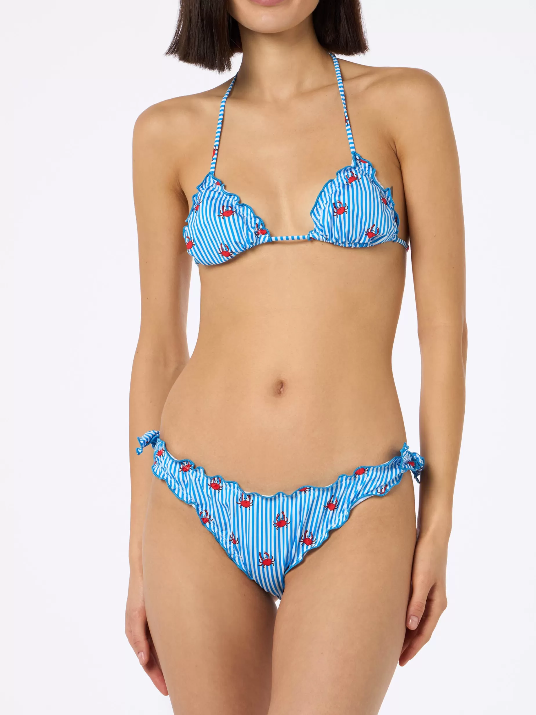 Cheap Bikini classico a triangolo da donna Sarius con stampa granchio Donna Bikini | Beachwear