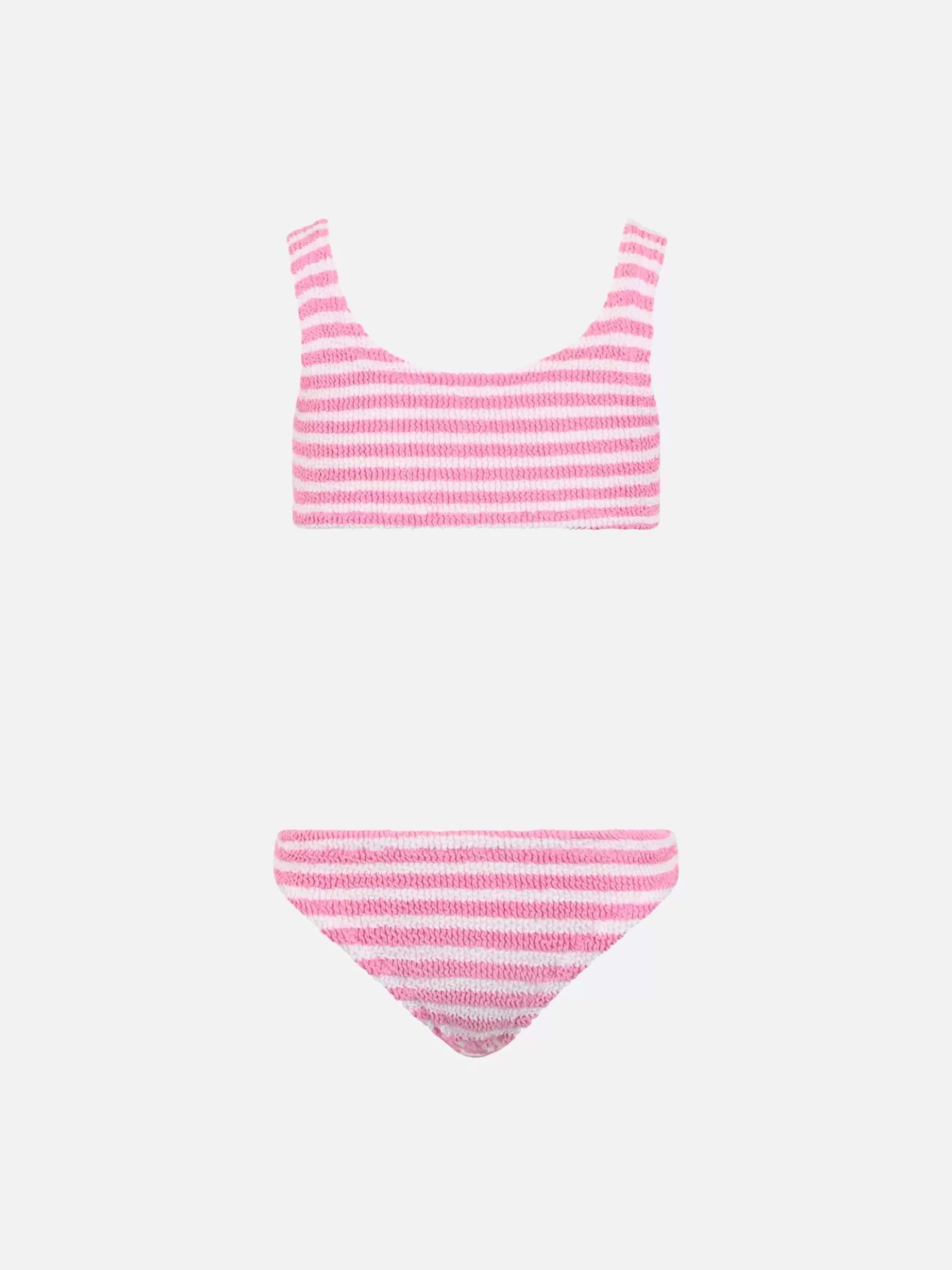 Discount Bikini classico crinkle da bambina a righe rosa Baker Bikini E Slip Mare