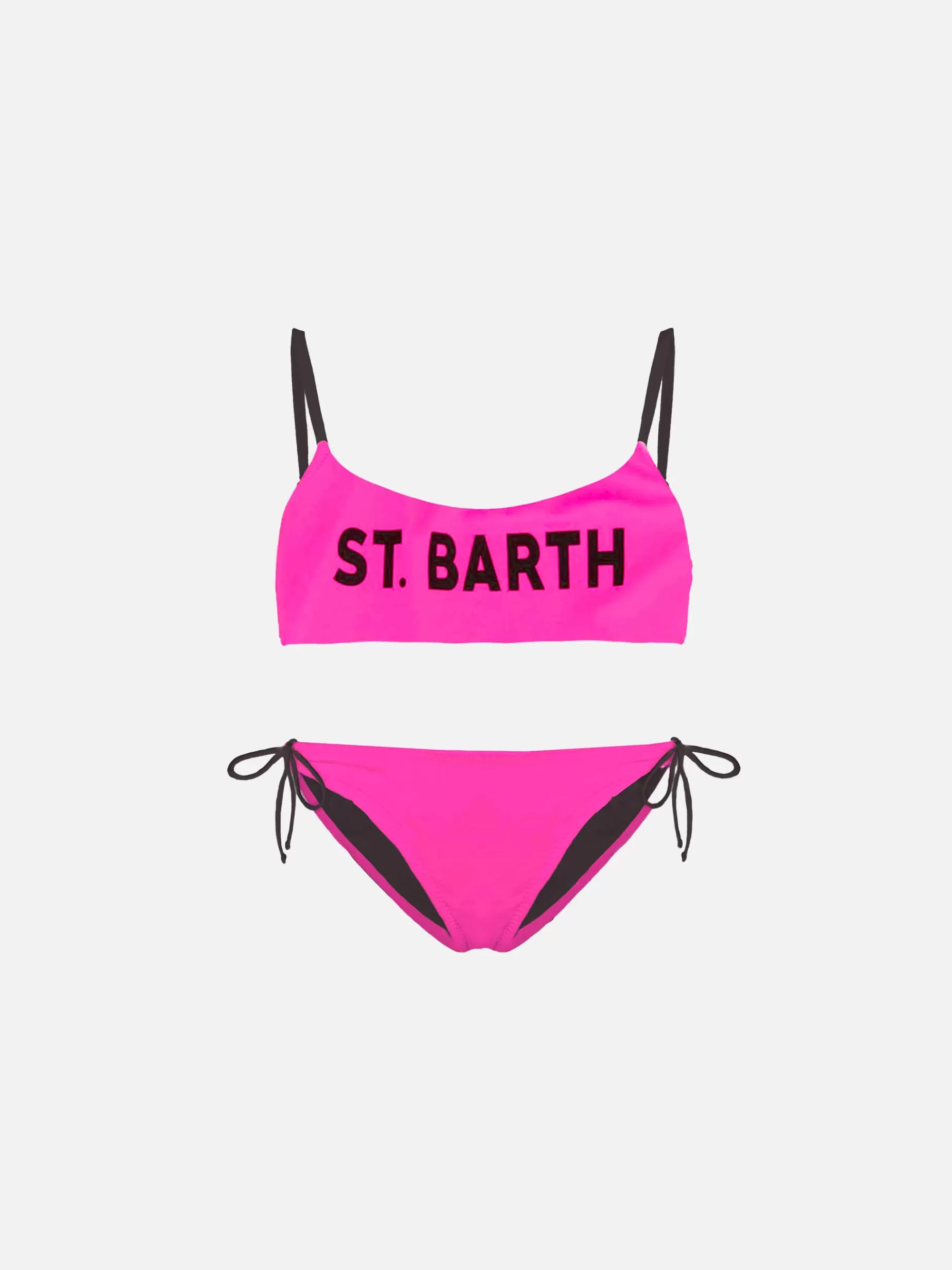 Best Sale Bikini da bambina a bralette con grafica frontale St. Barth Costumi Da Bagno Tinta Unita | Bikini E Slip Mare