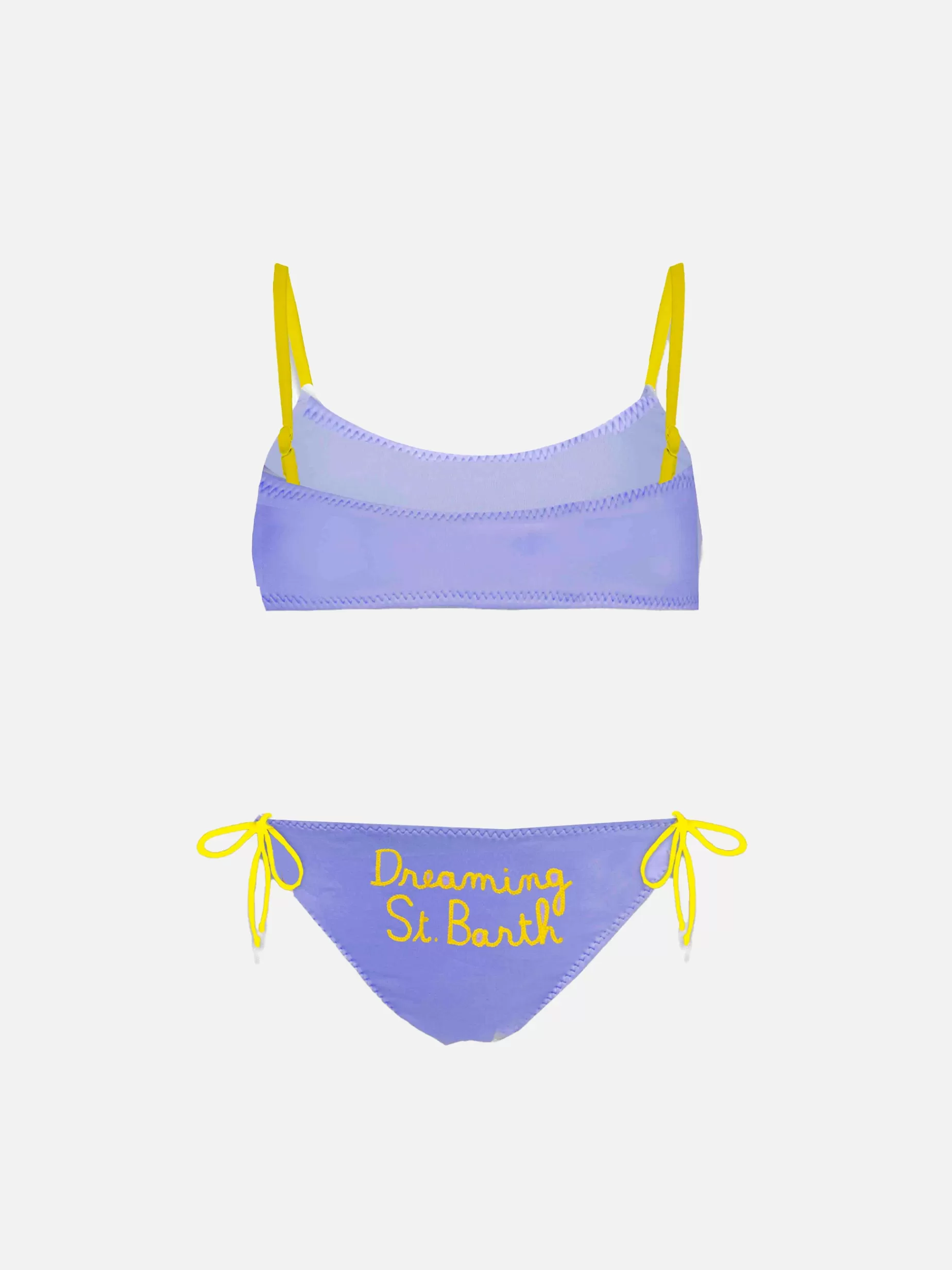 Sale Bikini da bambina a bralette con ricamo Dreaming St. Barth Costumi Da Bagno Tinta Unita | Bikini E Slip Mare