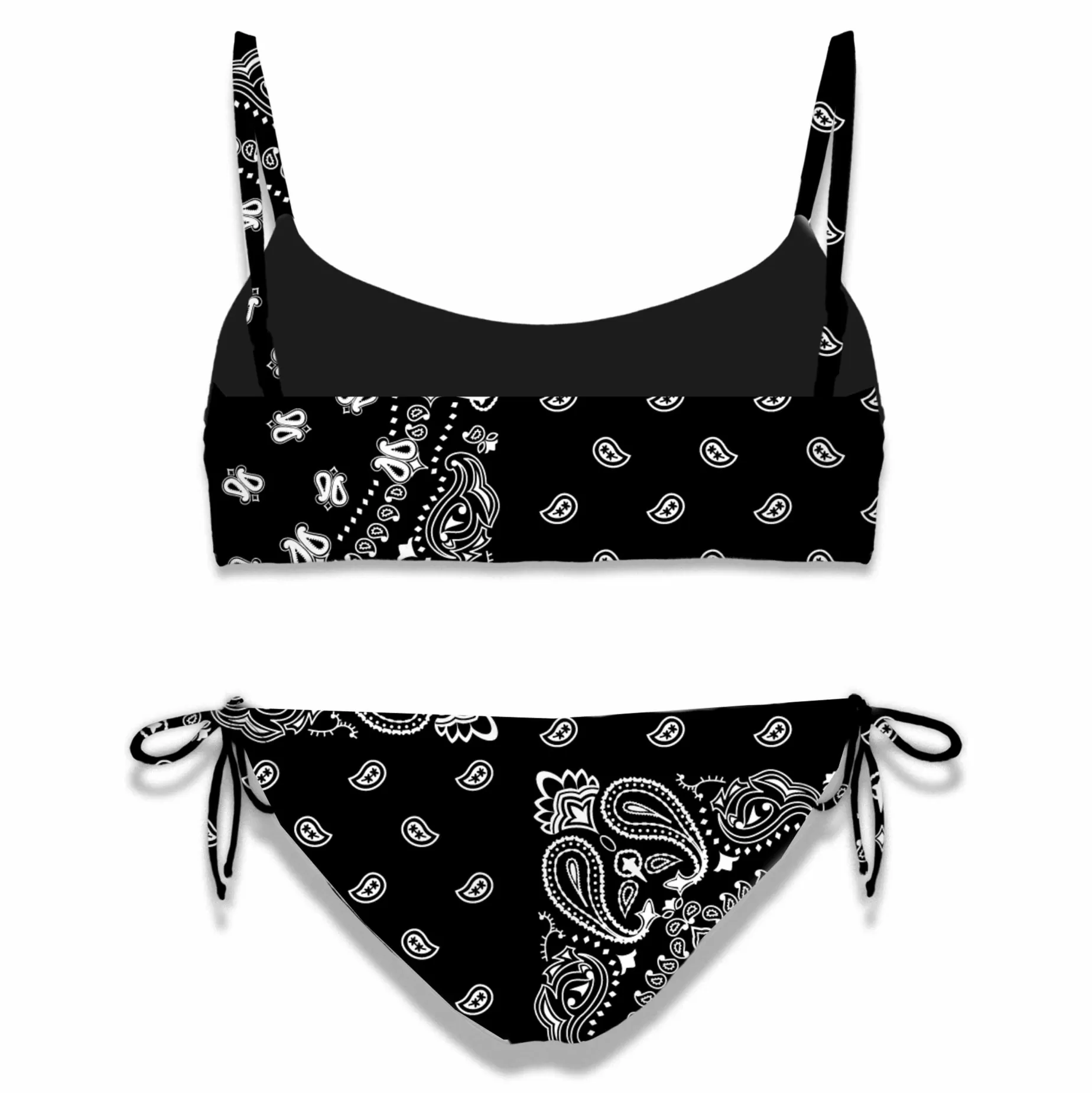 Outlet Bikini da bambina a bralette con stampa bandana Costumi Da Bagno Stampati | Bikini E Slip Mare