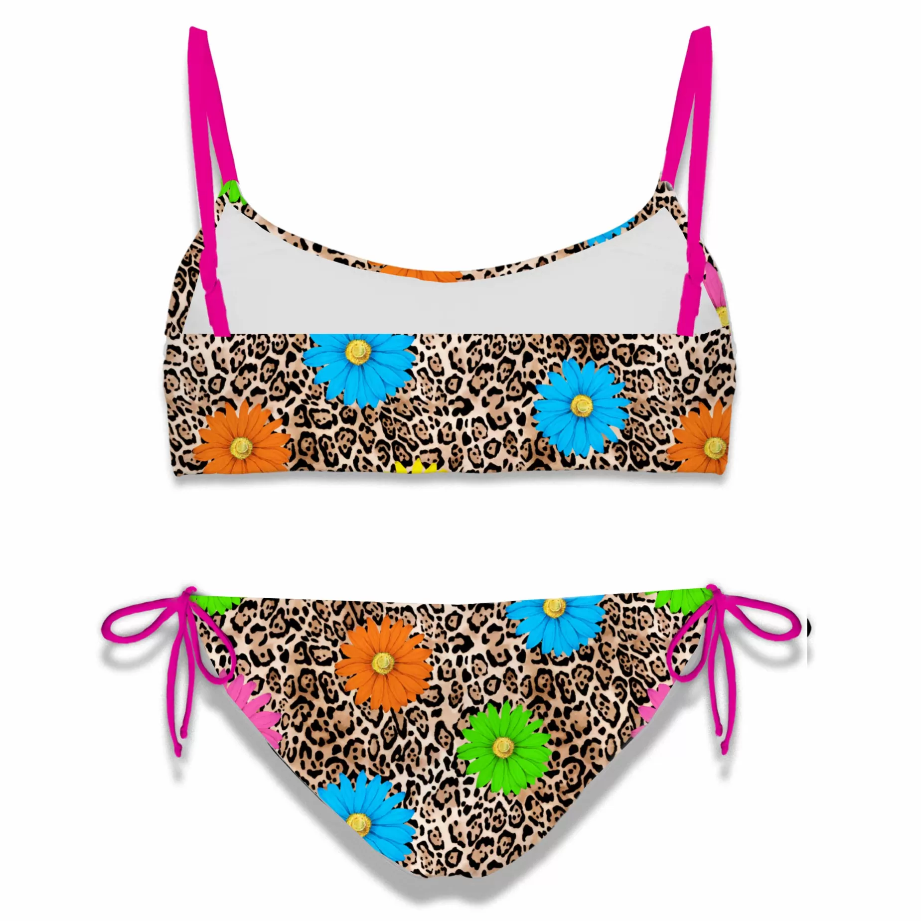 Clearance Bikini da bambina a bralette con stampa leopardata Costumi Da Bagno Stampati | Bikini E Slip Mare