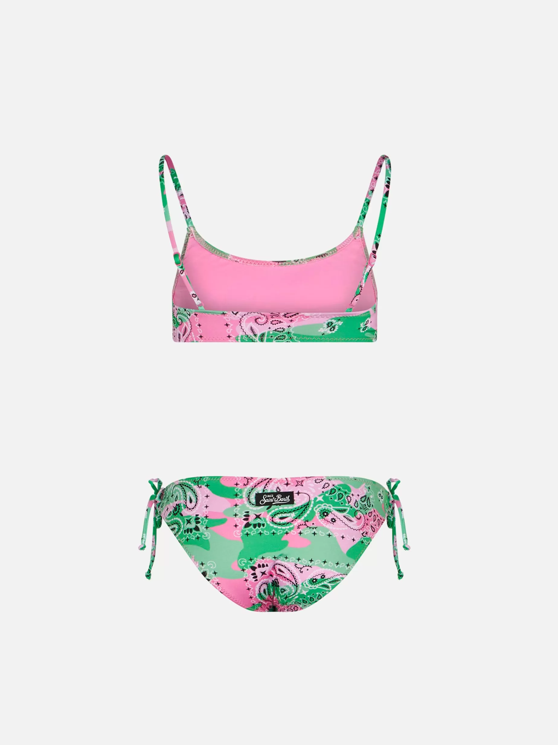 Flash Sale Bikini da bambina a bralette con stampa mimetica Costumi Da Bagno Stampati | Bikini E Slip Mare