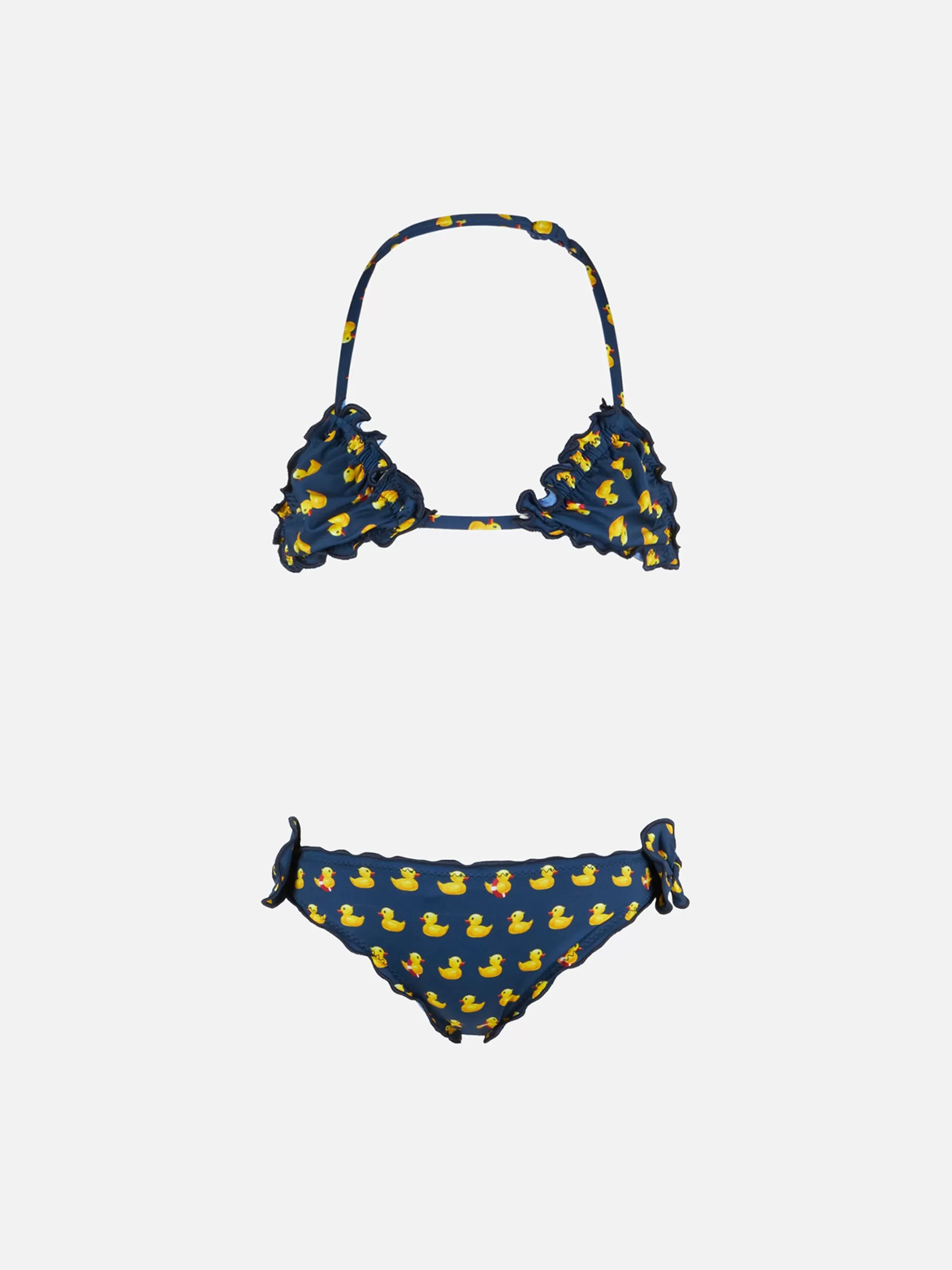 New Bikini da bambina a triangolo con stampa papere Costumi Da Bagno Stampati | Bikini E Slip Mare