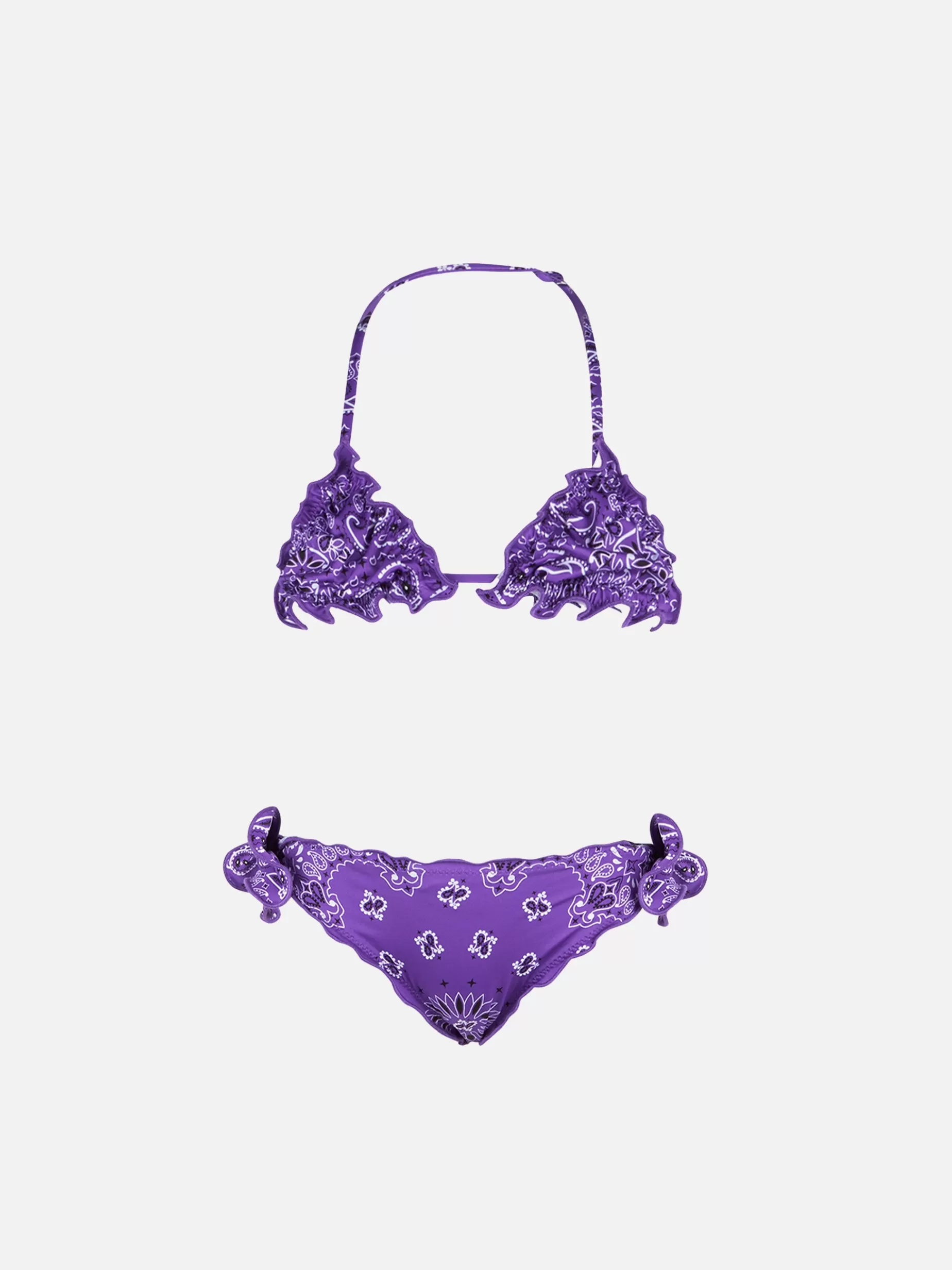 Hot Bikini da bambina a triangolo con stampa bandana Costumi Da Bagno Stampati | Bikini E Slip Mare