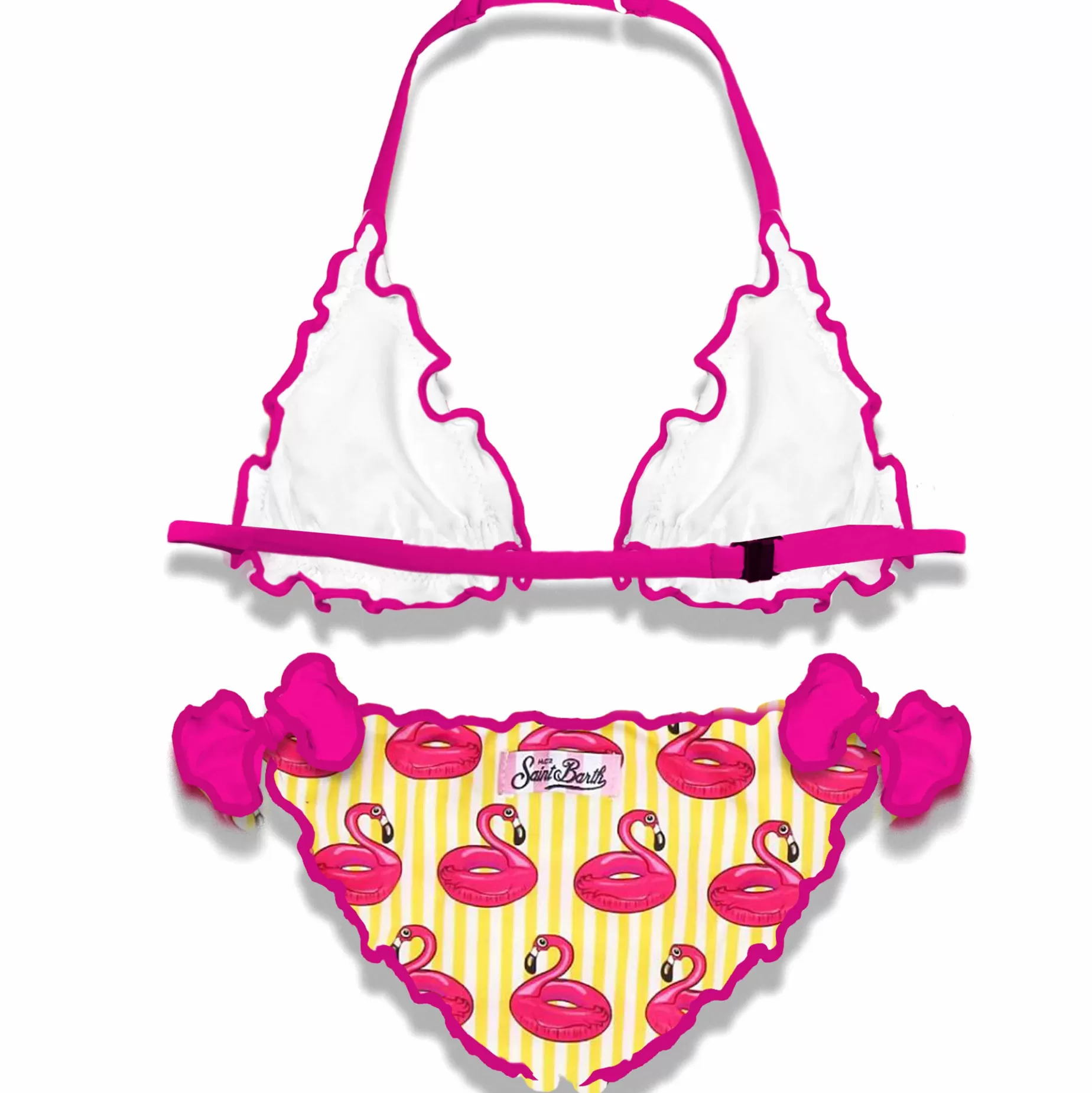 Sale Bikini da bambina a triangolo con stampa fenicotteri Costumi Da Bagno Stampati | Bikini E Slip Mare