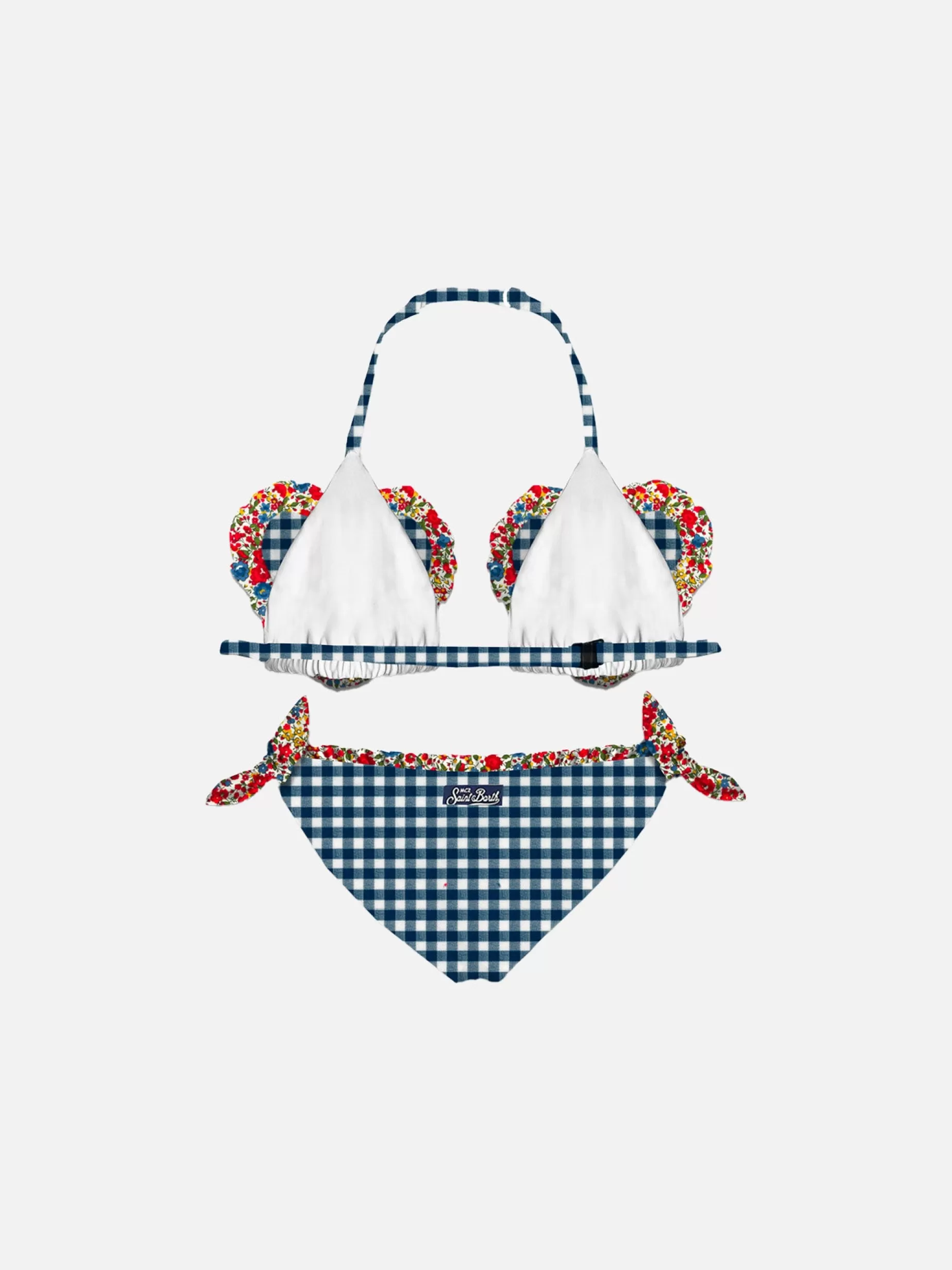 Best Bikini da bambina a triangolo con stampa Liberty | EDIZIONE SPECIALE LIBERTY Bikini E Slip Mare