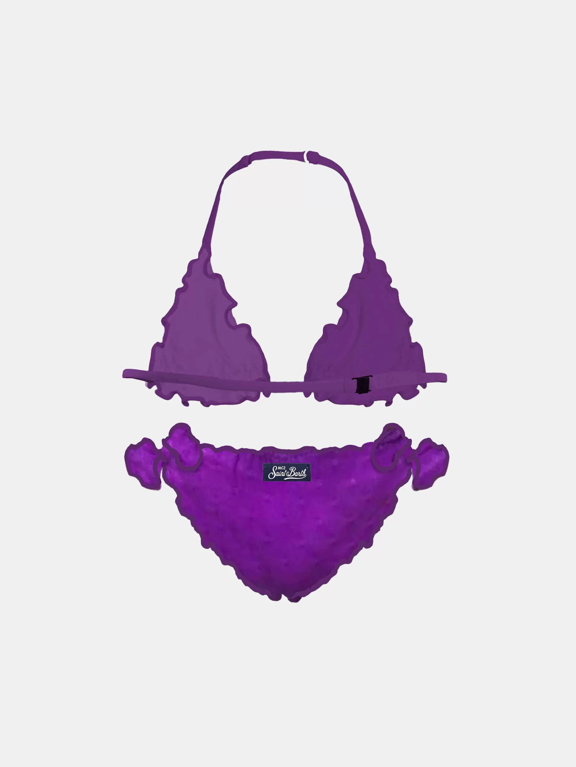 Hot Bikini da bambina a triangolo viola Costumi Da Bagno Tinta Unita | Bikini E Slip Mare