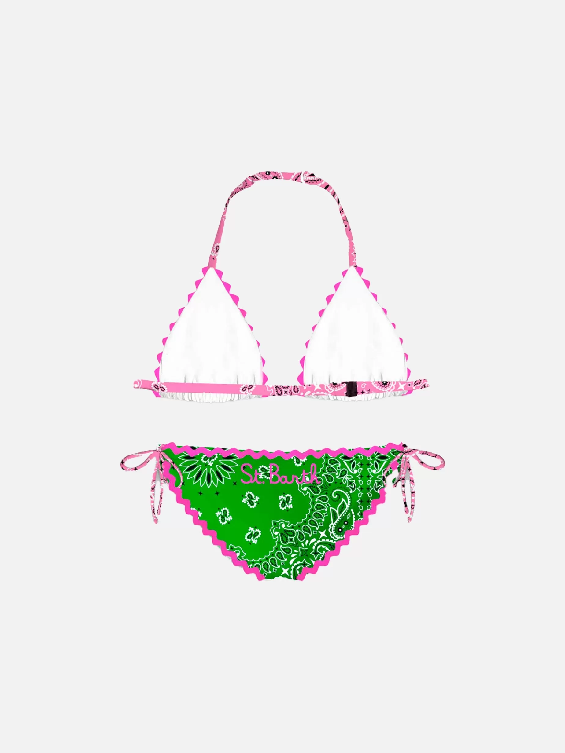 Shop Bikini da bambina con stampa bandana Costumi Da Bagno Stampati | Bikini E Slip Mare