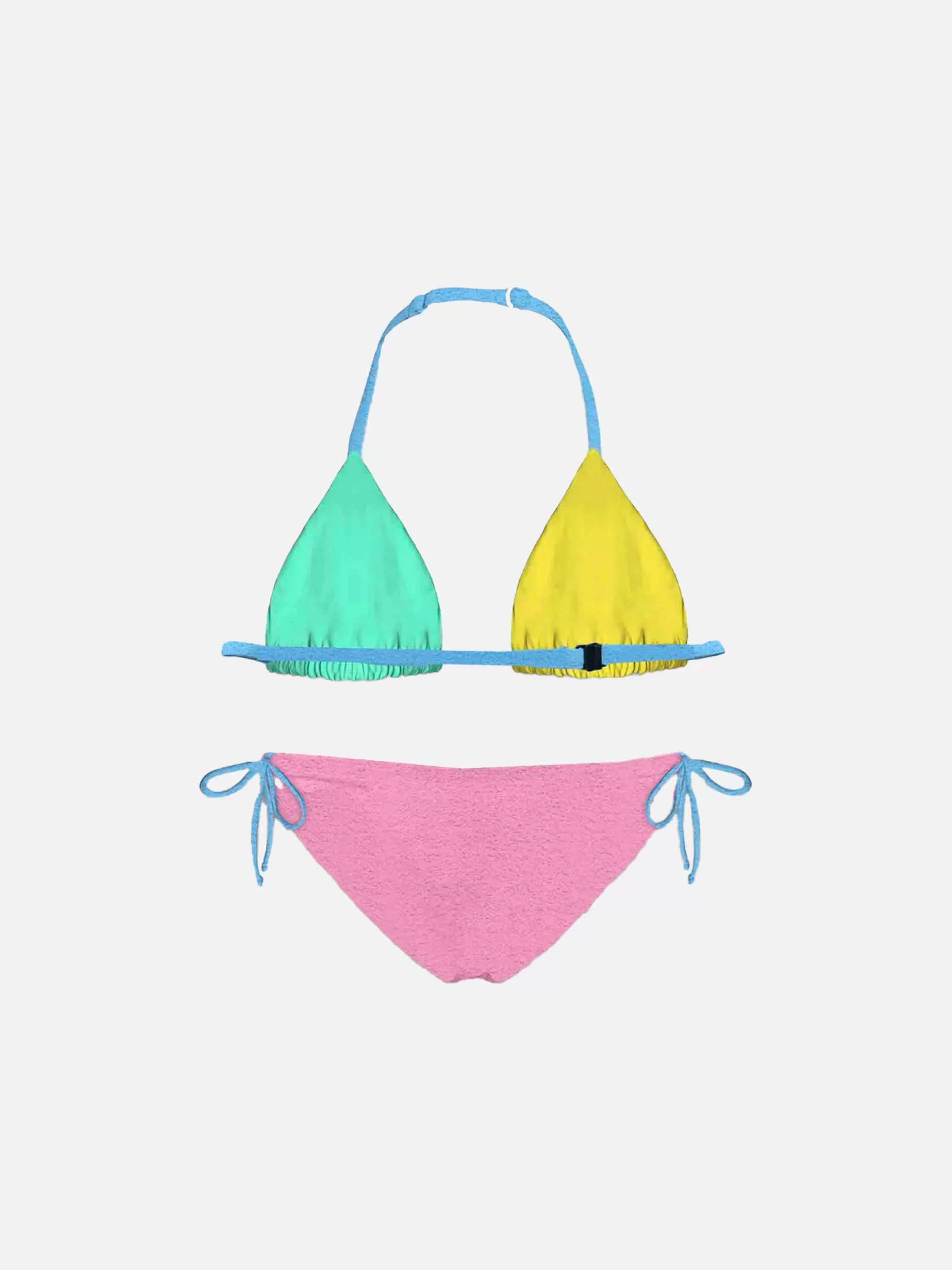 Store Bikini da bambina in spugna multicolore Costumi Da Bagno Tinta Unita | Bikini E Slip Mare