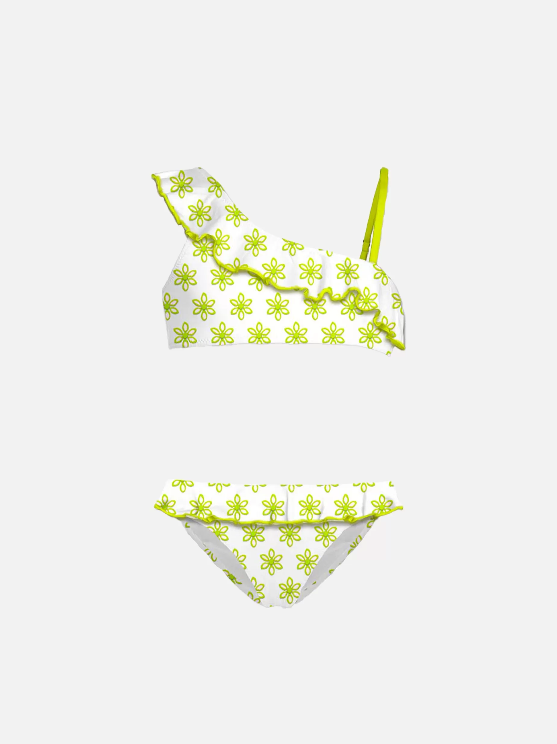 Best Sale Bikini da bambina monospalla con volant Costumi Da Bagno Stampati | Bikini E Slip Mare