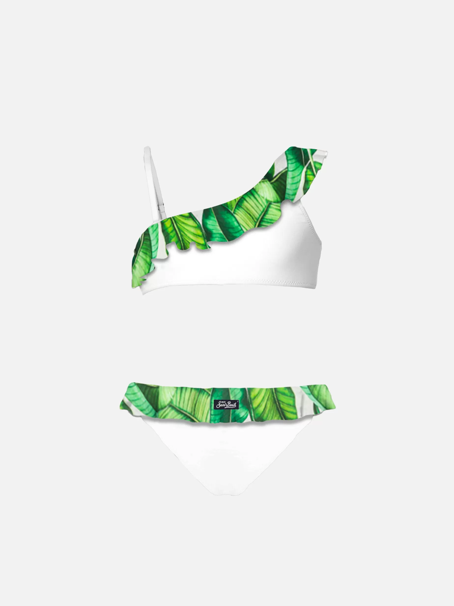 Store Bikini da bambina monospalla con volant Costumi Da Bagno Stampati | Bikini E Slip Mare