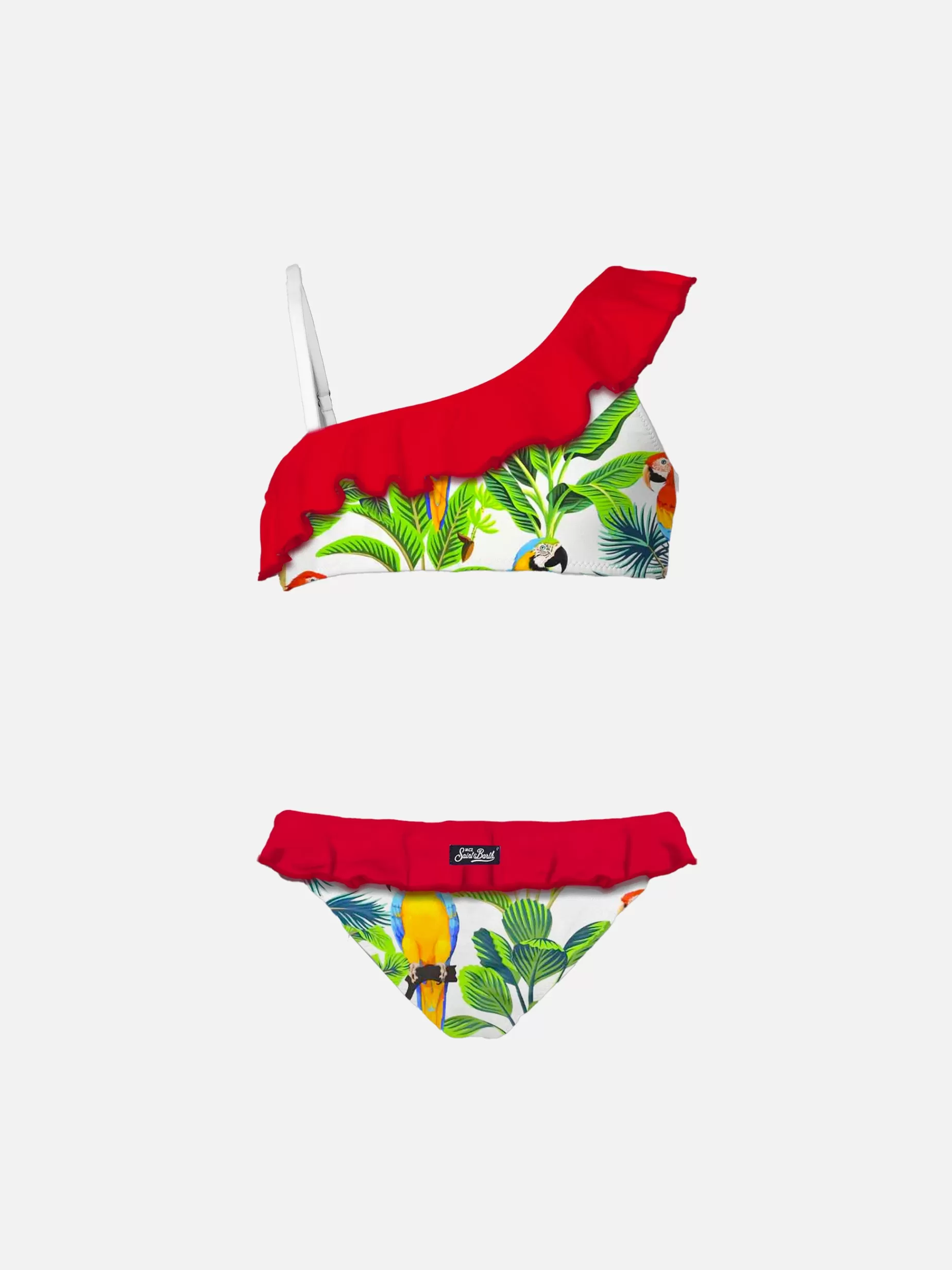 Sale Bikini da bambina monospalla con volant Costumi Da Bagno Stampati | Bikini E Slip Mare