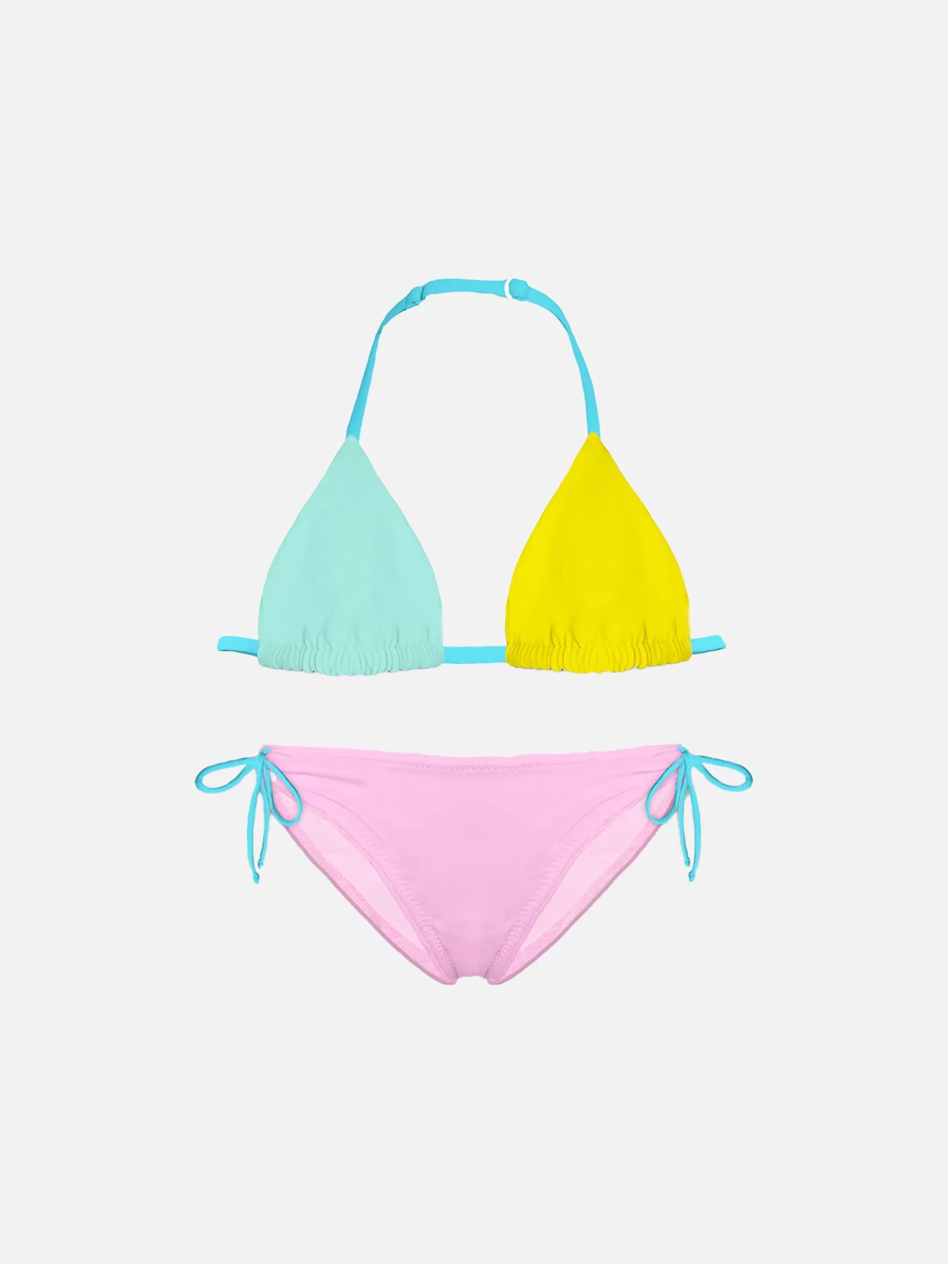 New Bikini da bambina pastello Costumi Da Bagno Tinta Unita | Bikini E Slip Mare