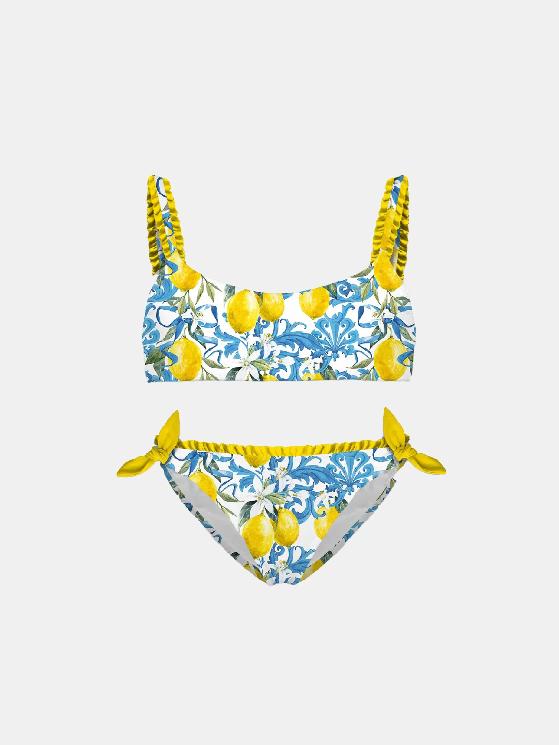 Cheap Bikini top da bambina con stampa barocca Costumi Da Bagno Stampati | Bikini E Slip Mare