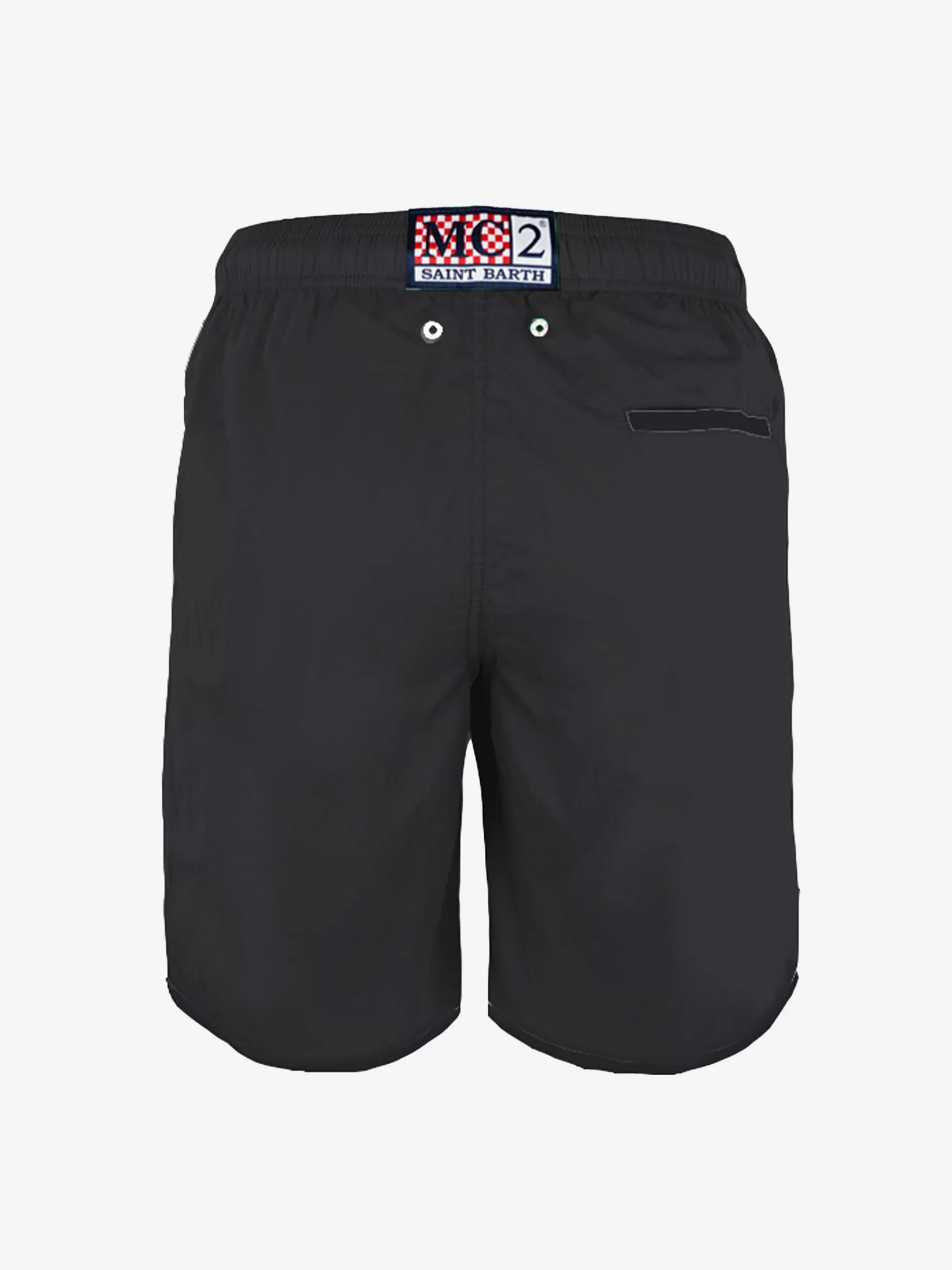 Flash Sale Boardshort tinta unita nero Uomo Costumi Mare Tinta Unita