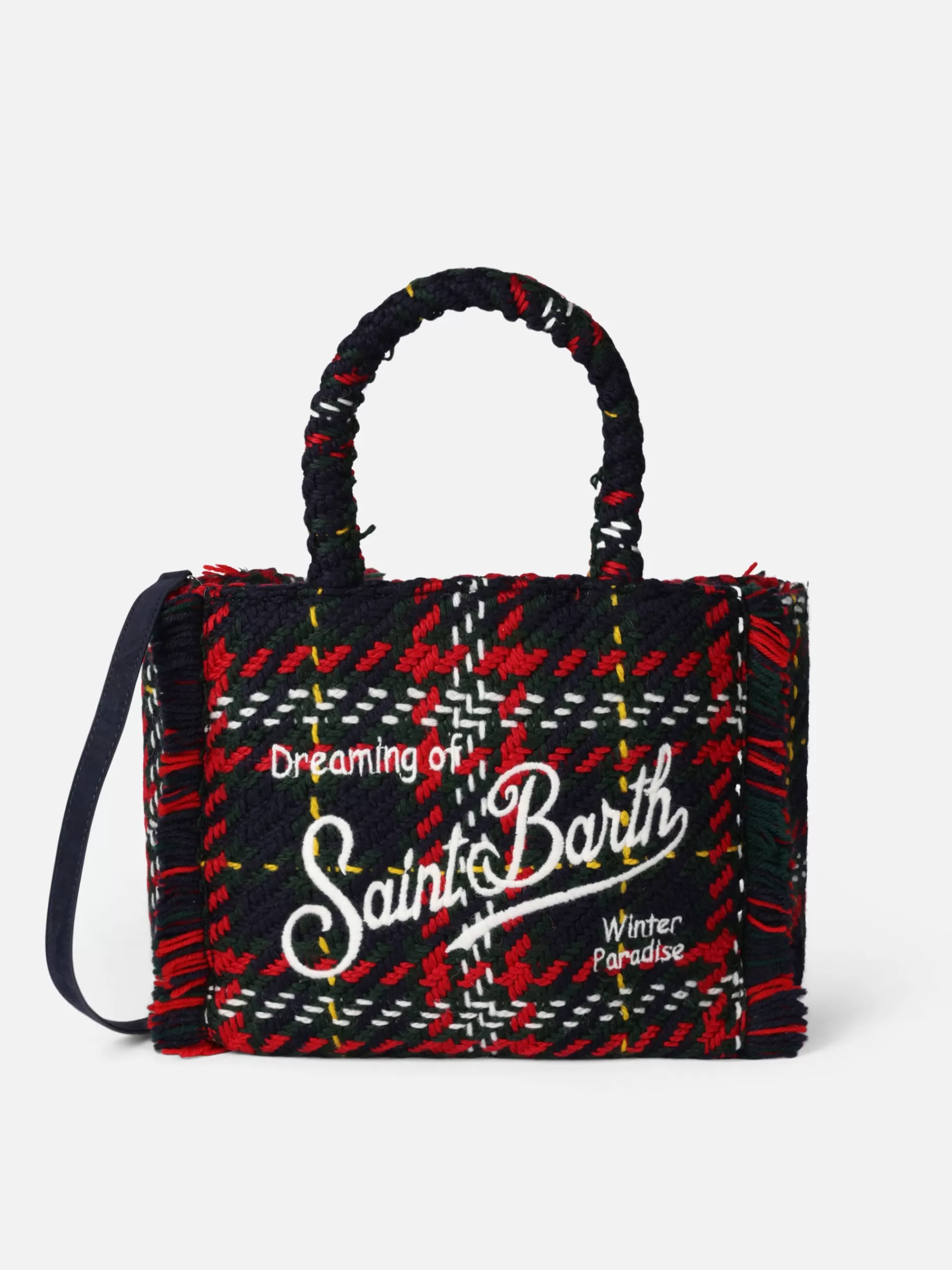 Best Borsa a mano Colette in lana con maxi motivo tartan Donna Borse A Mano | Borse A Mano