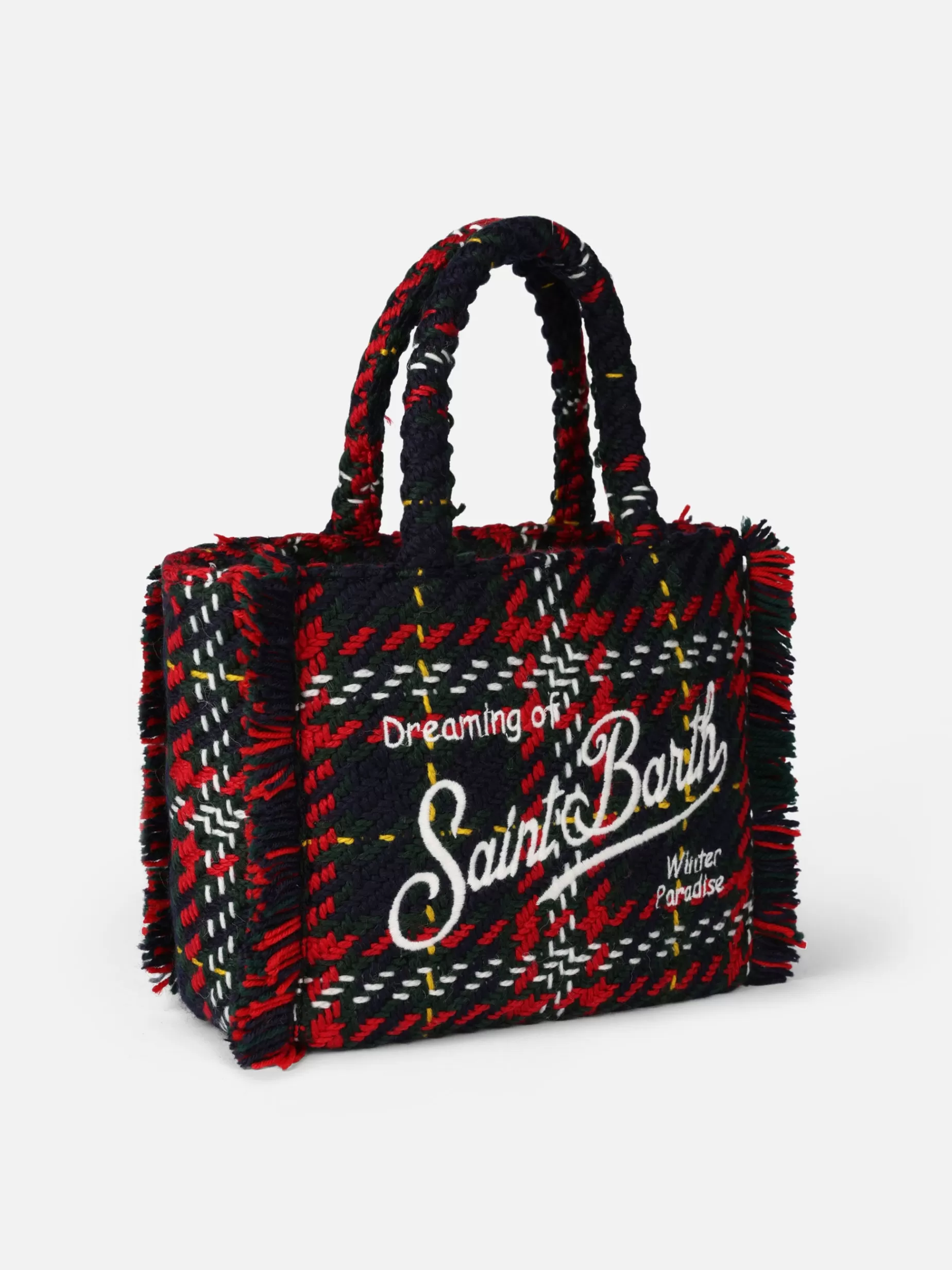 Best Borsa a mano Colette in lana con maxi motivo tartan Donna Borse A Mano | Borse A Mano