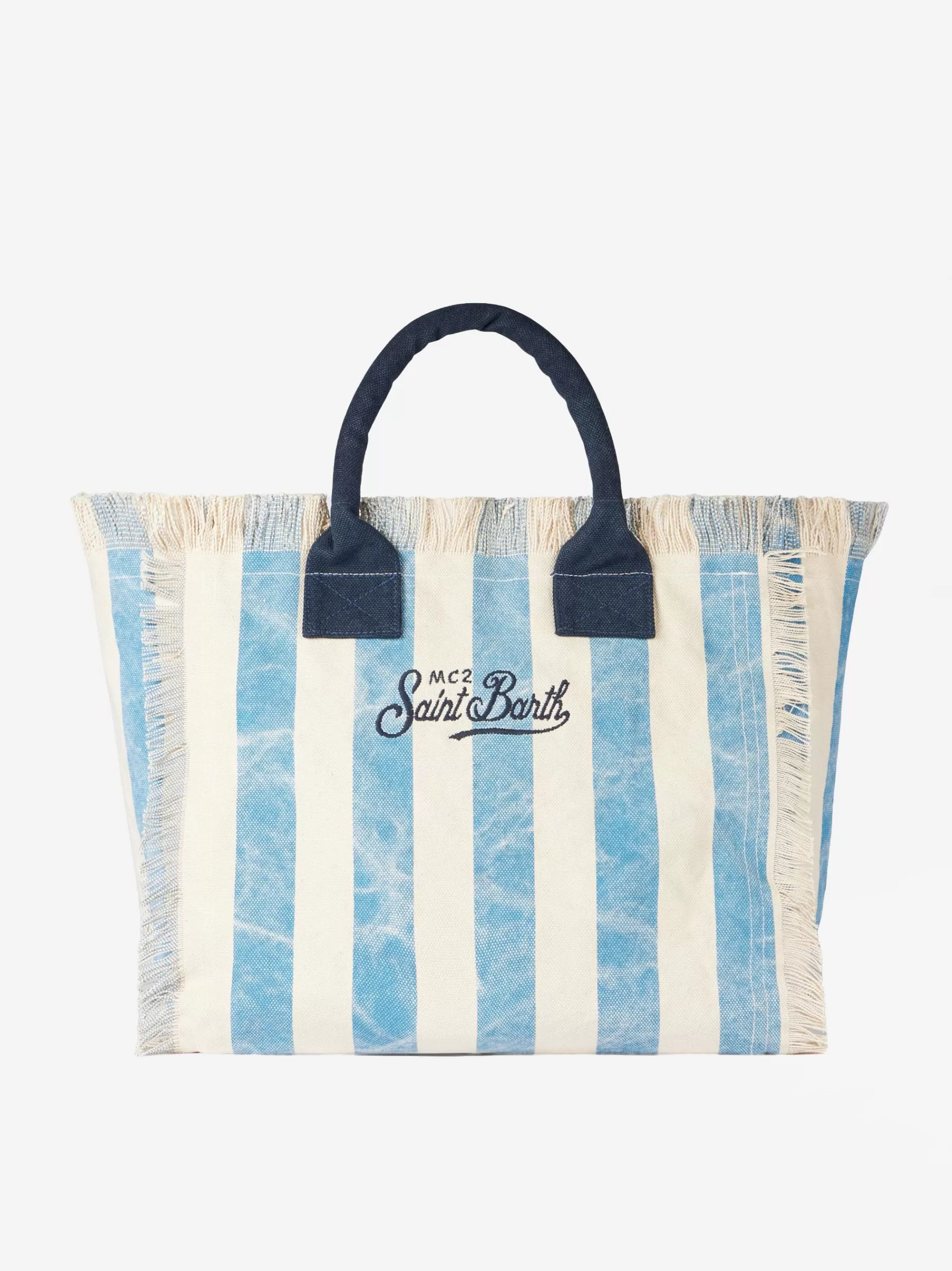 Hot Borsa a spalla Vanity in canvas con stampa Forte dei Marmi Donna Borse A Spalla | Borse A Spalla