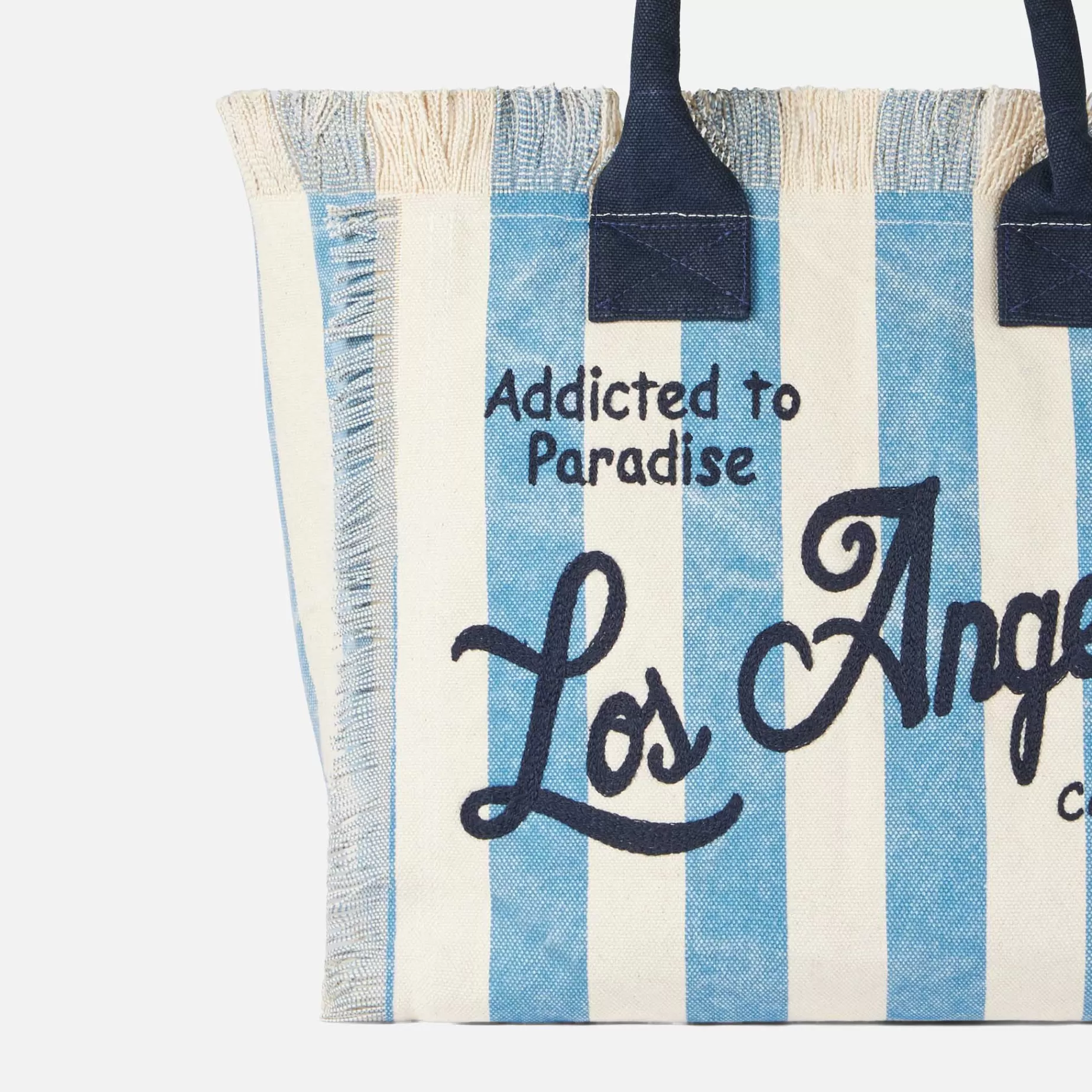 Fashion Borsa a spalla Vanity in canvas con stampa Los Angeles Donna Borse A Spalla | Borse A Spalla