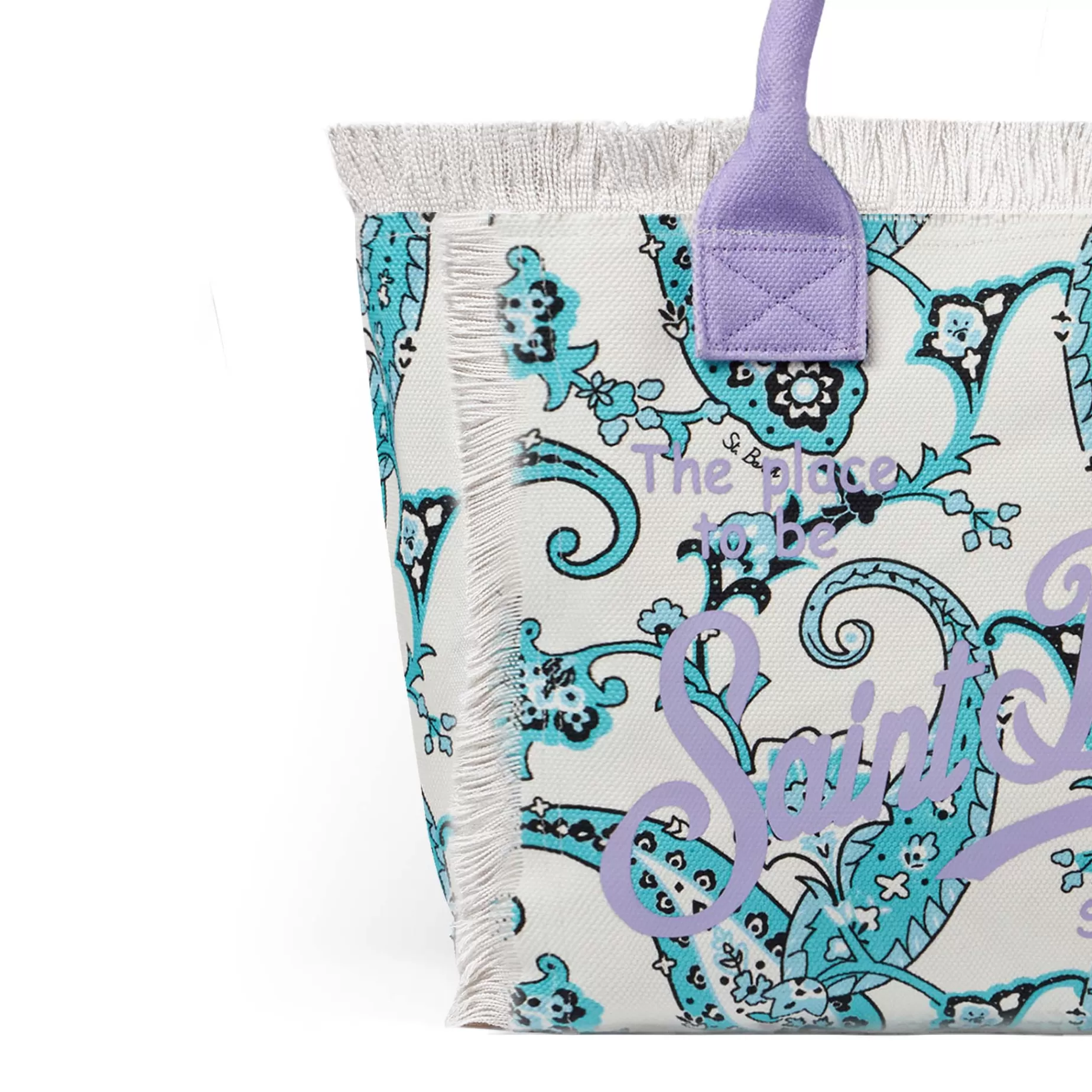 Fashion Borsa a spalla Vanity in canvas con stampa paisley Donna Borse A Spalla | Borse A Spalla