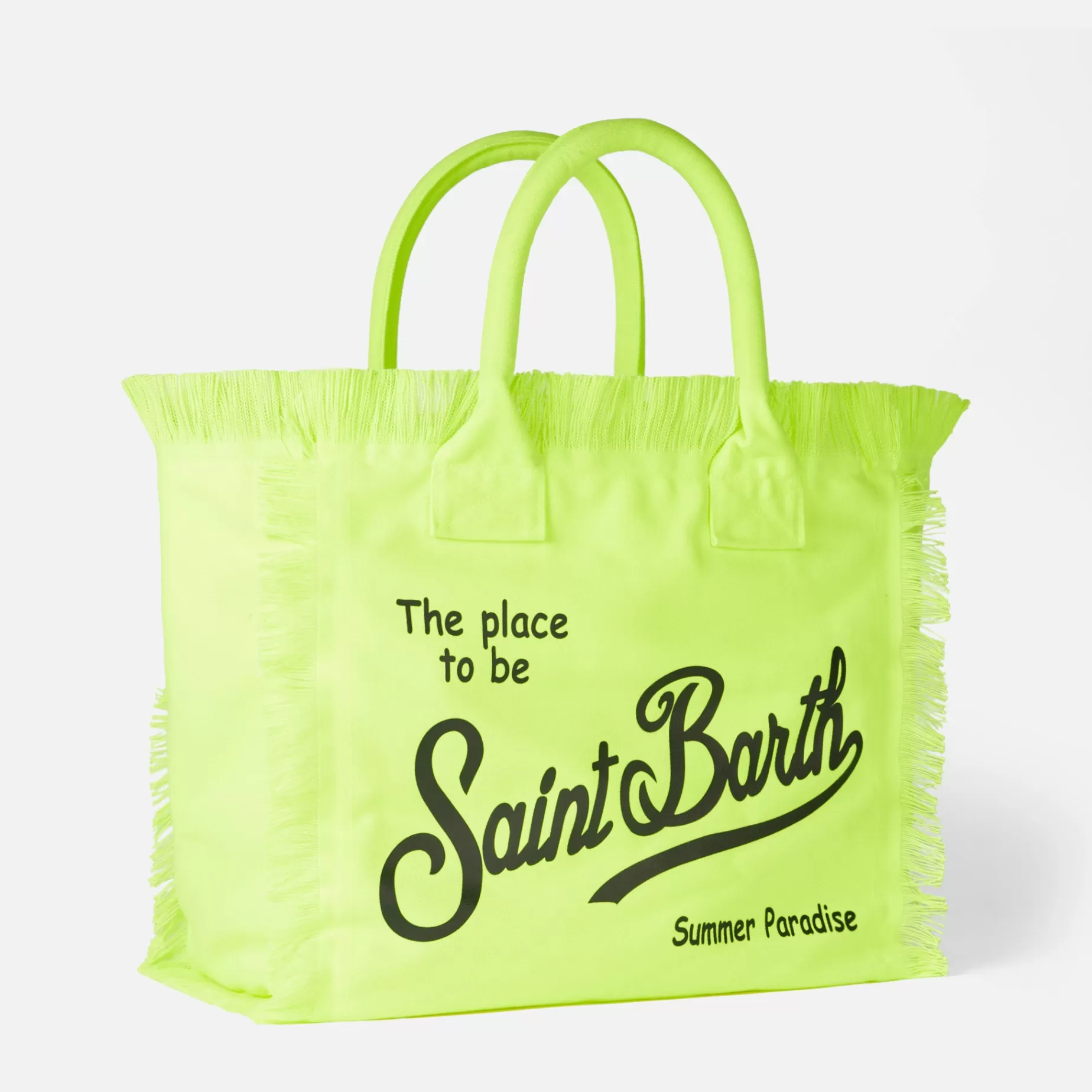 Online Borsa a spalla Vanity in canvas giallo fluo Donna Borse A Spalla | Borse A Spalla