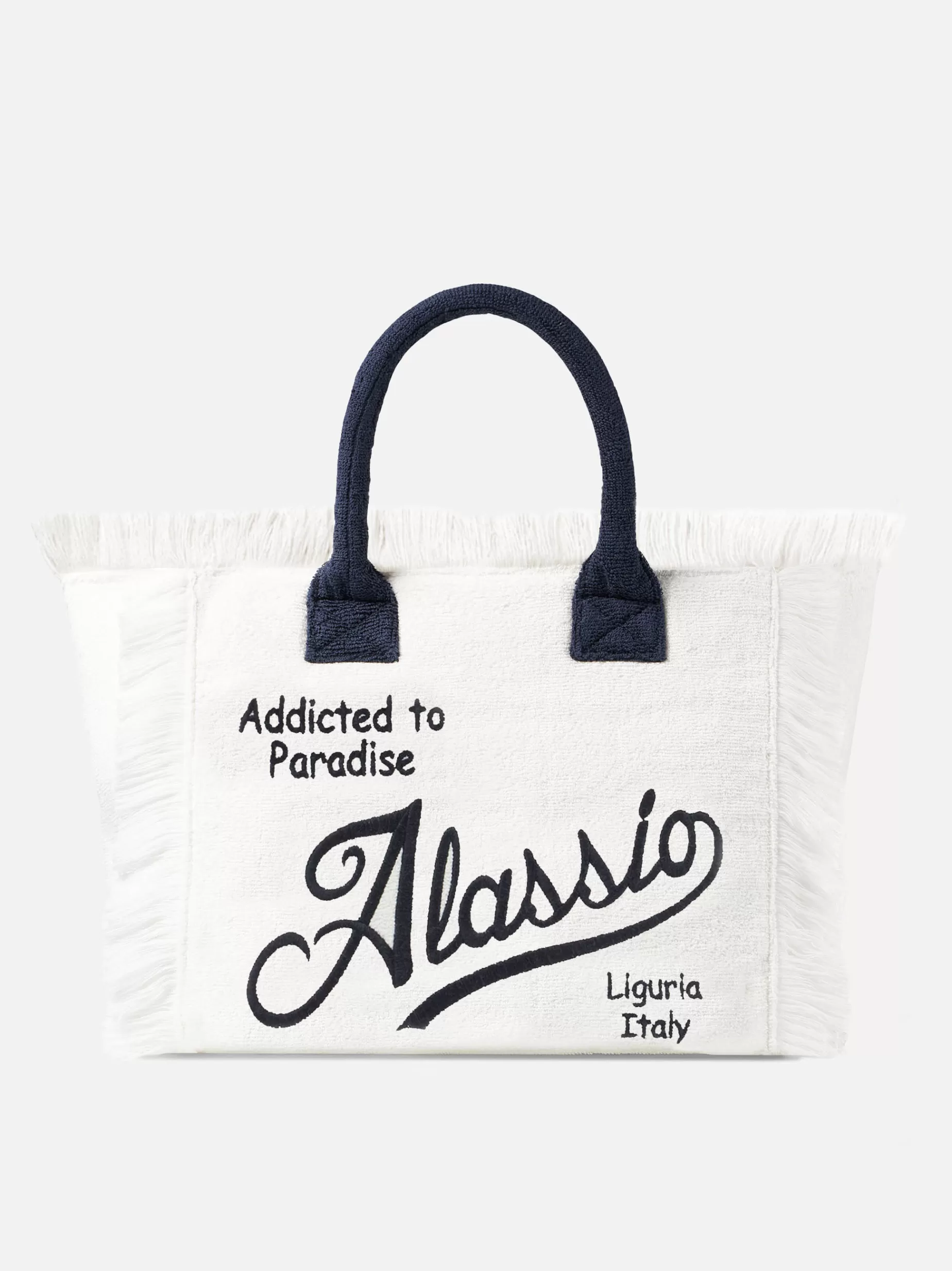 Outlet Borsa a spalla Vanity in spugna con ricamo Alassio Donna Borse A Spalla | Borse A Spalla