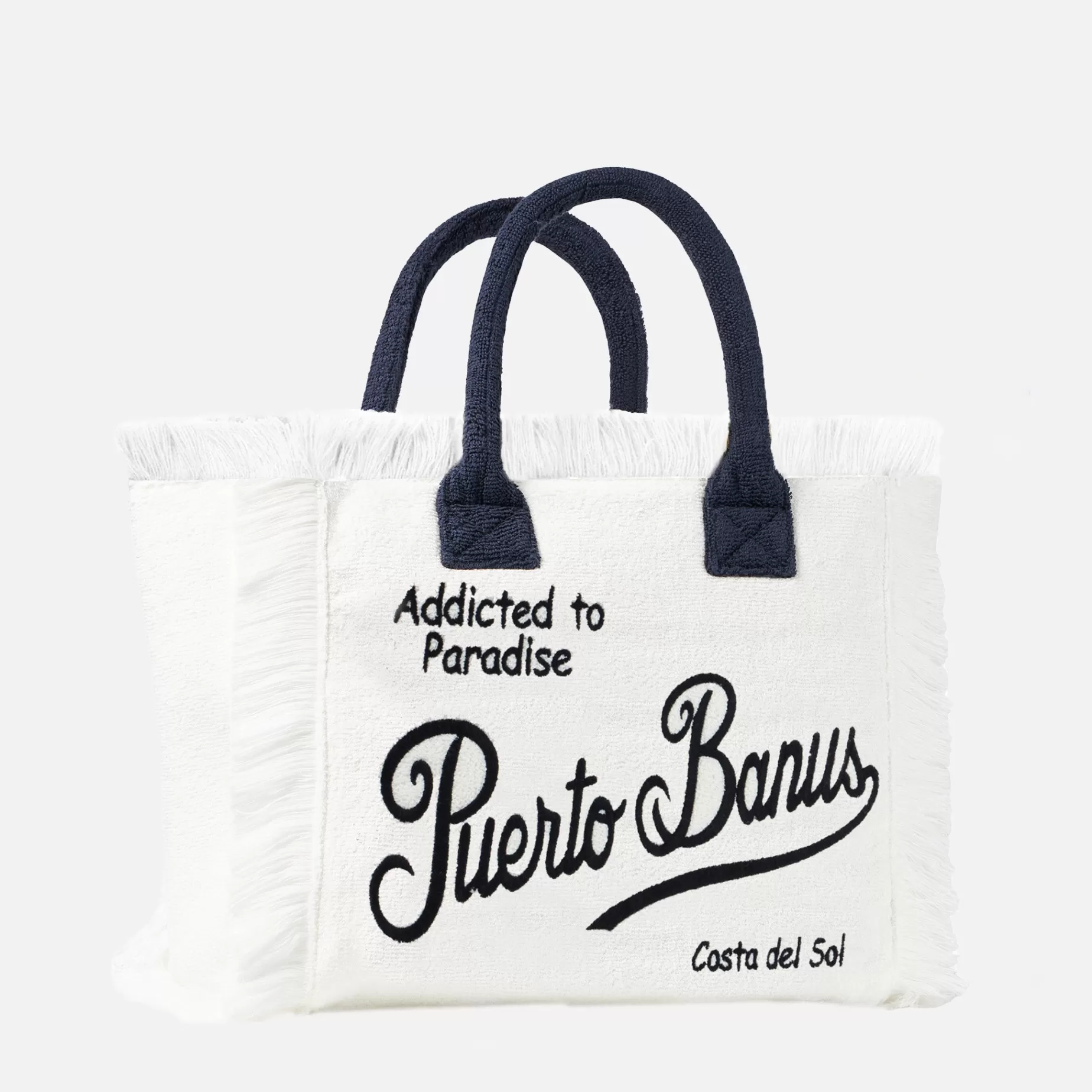 Best Borsa a spalla Vanity in spugna con ricamo Puerto Banus Donna Borse A Spalla | Borse A Spalla