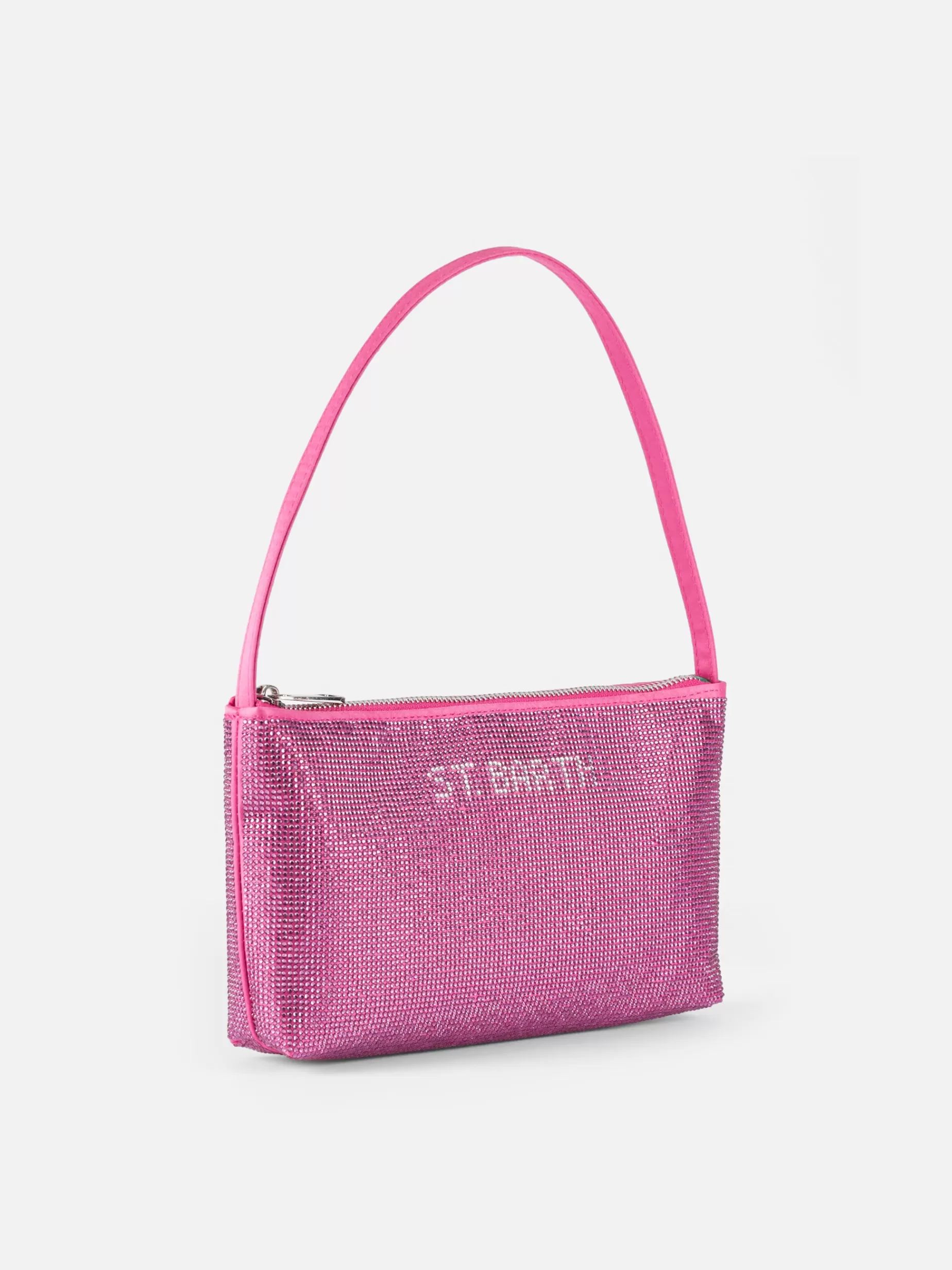 New Borsa mini con strass fucsia Donna Borse A Mano | Borse A Mano