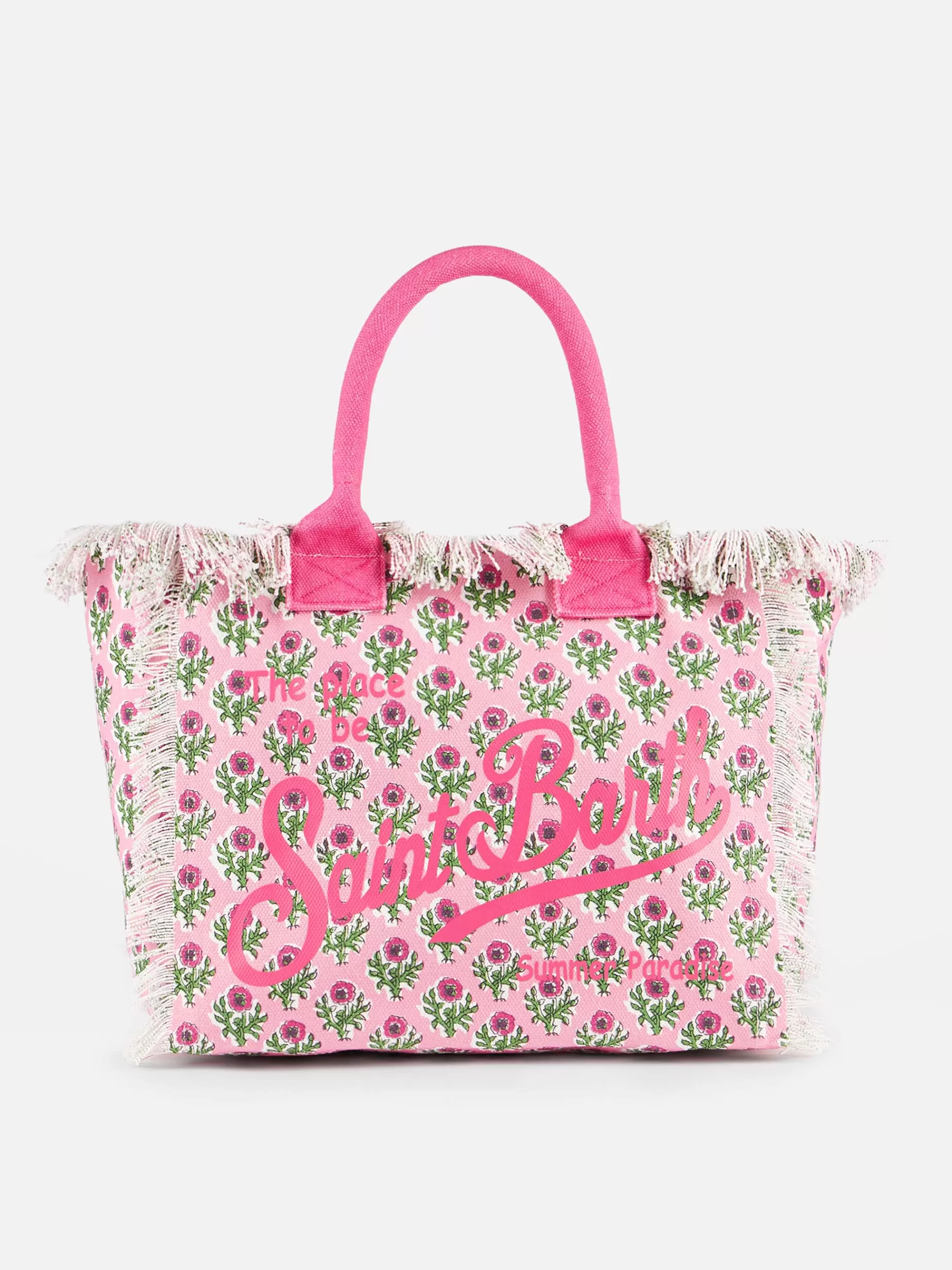 Online Borsa tote Vanity in tela di cotone a fiori Donna Borse A Spalla | Borse A Spalla